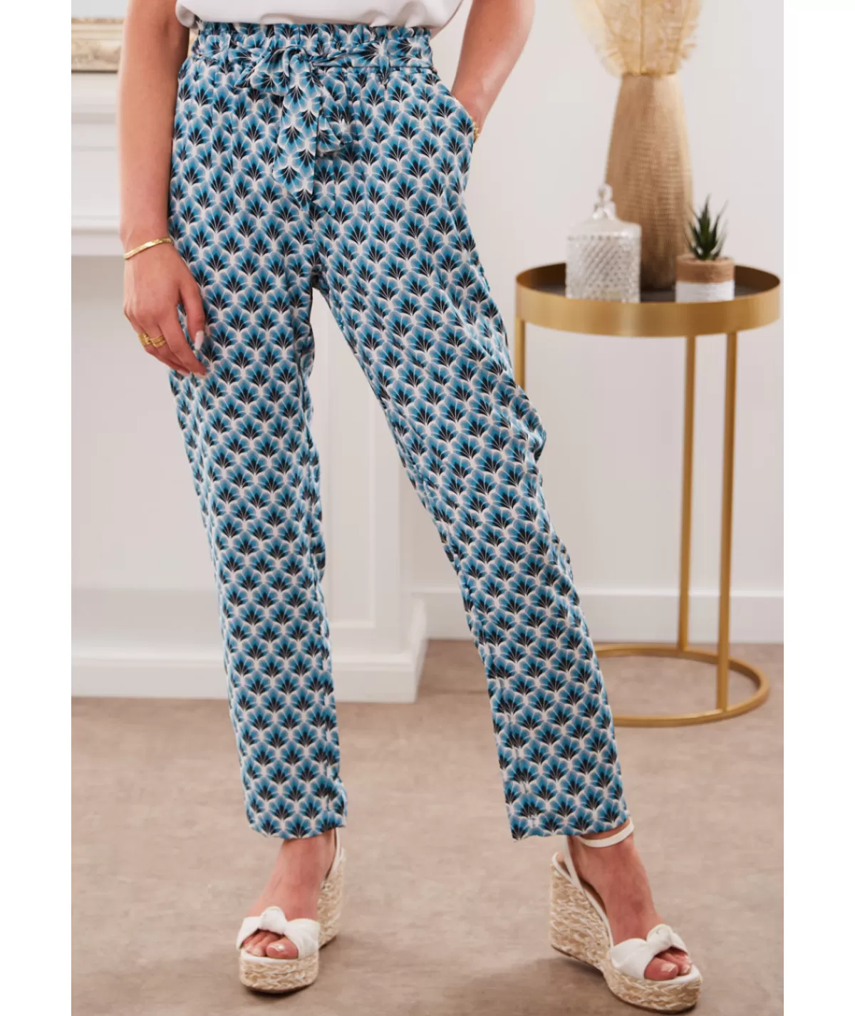 La boutique de Lilie Jeans / Pantalons>PANTALON ALICE Bleu