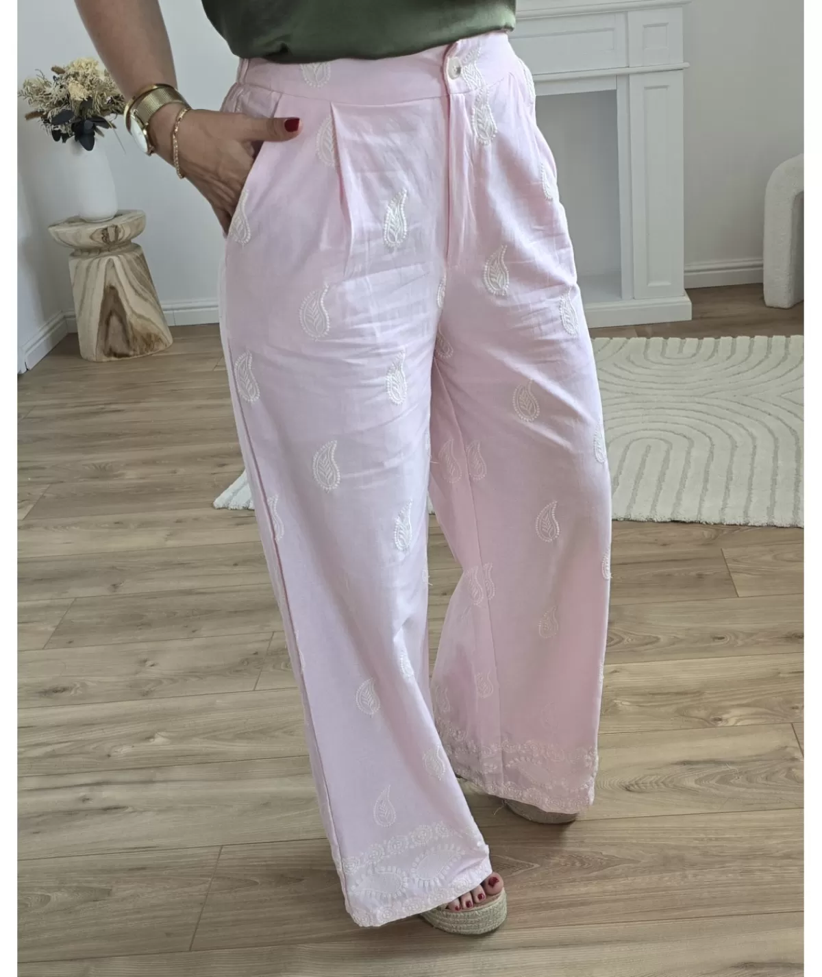 La boutique de Lilie Jeans / Pantalons>PANTALON ANTOINETTE Rose