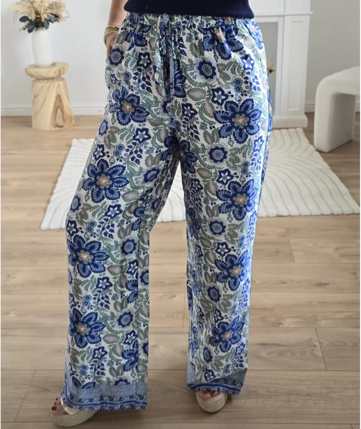 La boutique de Lilie Jeans / Pantalons>PANTALON AUGUSTA Bleu