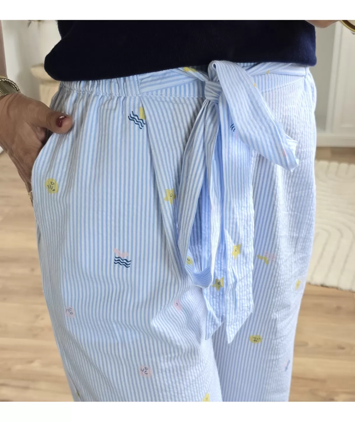 La boutique de Lilie Jeans / Pantalons>PANTALON AURELIE Bleuciel