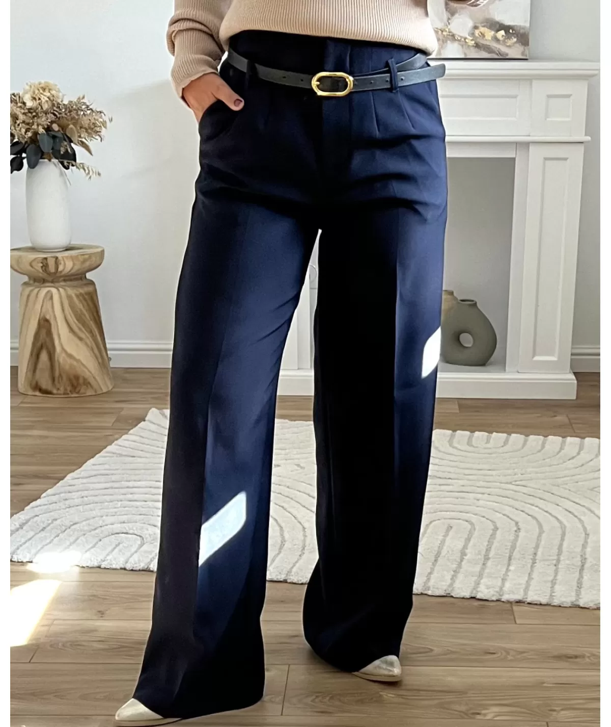 La boutique de Lilie Jeans / Pantalons>PANTALON BARBARA Marine
