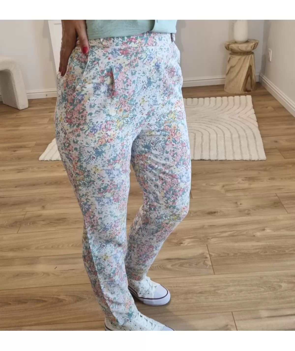 La boutique de Lilie Jeans / Pantalons>PANTALON BENEDICTE Blanc