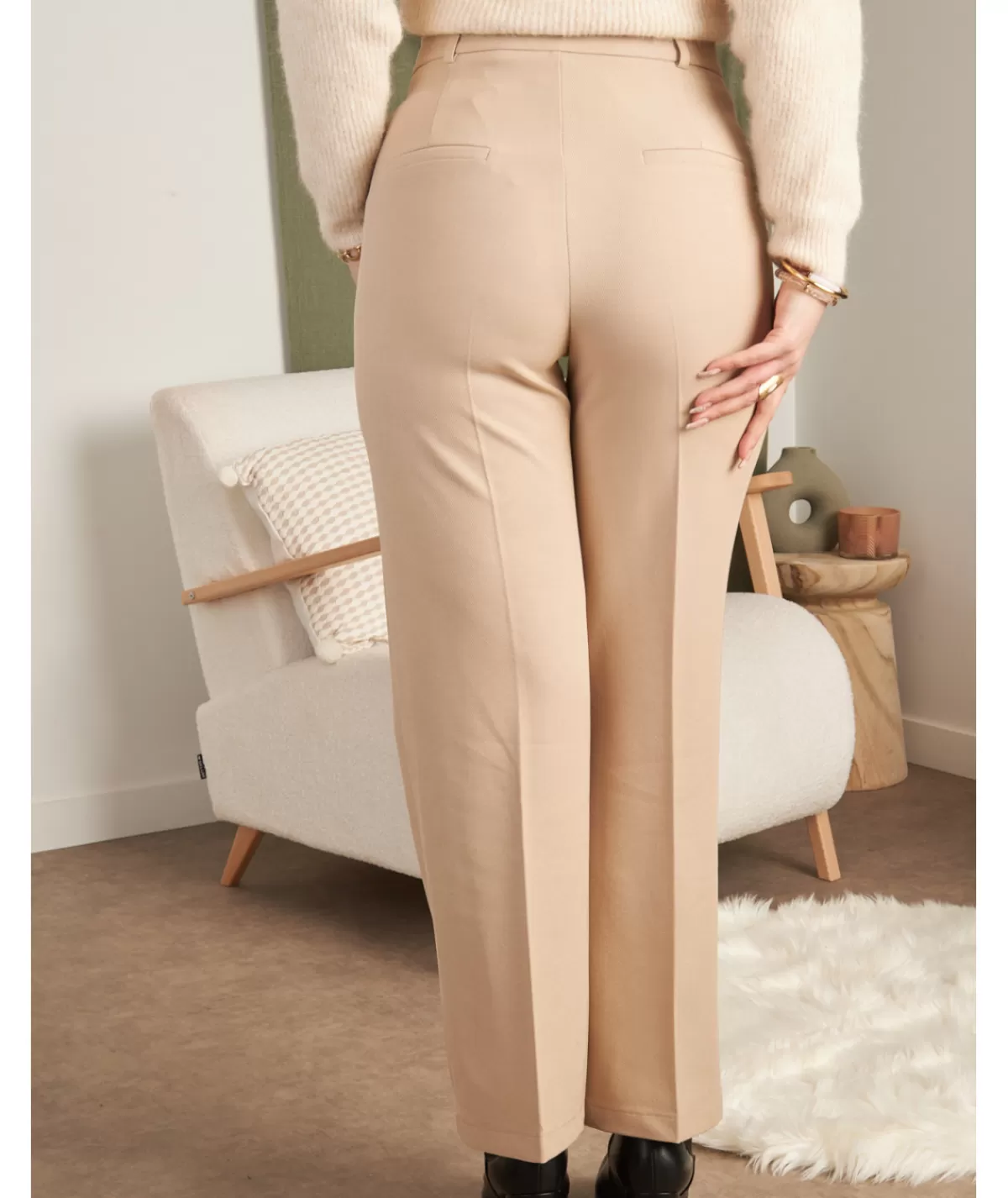 La boutique de Lilie Jeans / Pantalons>PANTALON BEVERLY Beige