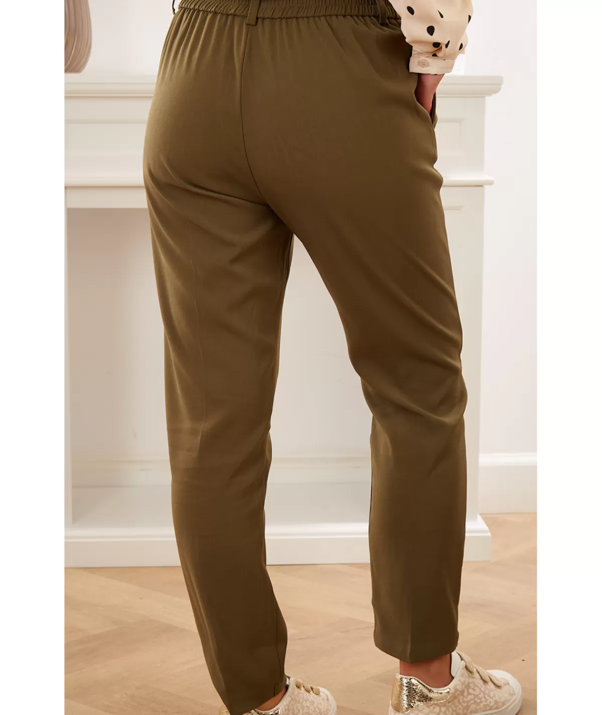 La boutique de Lilie Jeans / Pantalons>PANTALON CHARLOTTE Kaki
