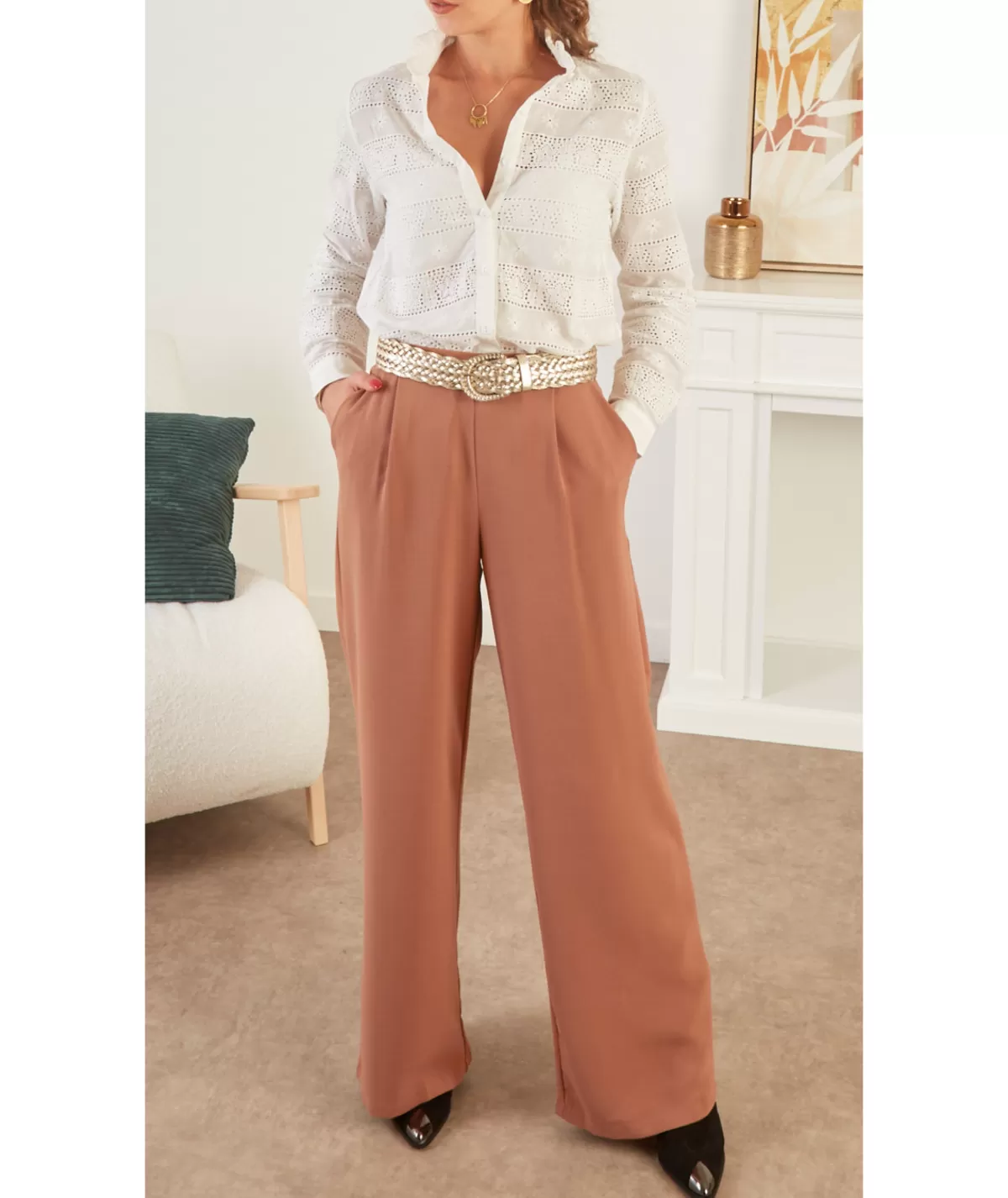 La boutique de Lilie Jeans / Pantalons>PANTALON GABILA Camel
