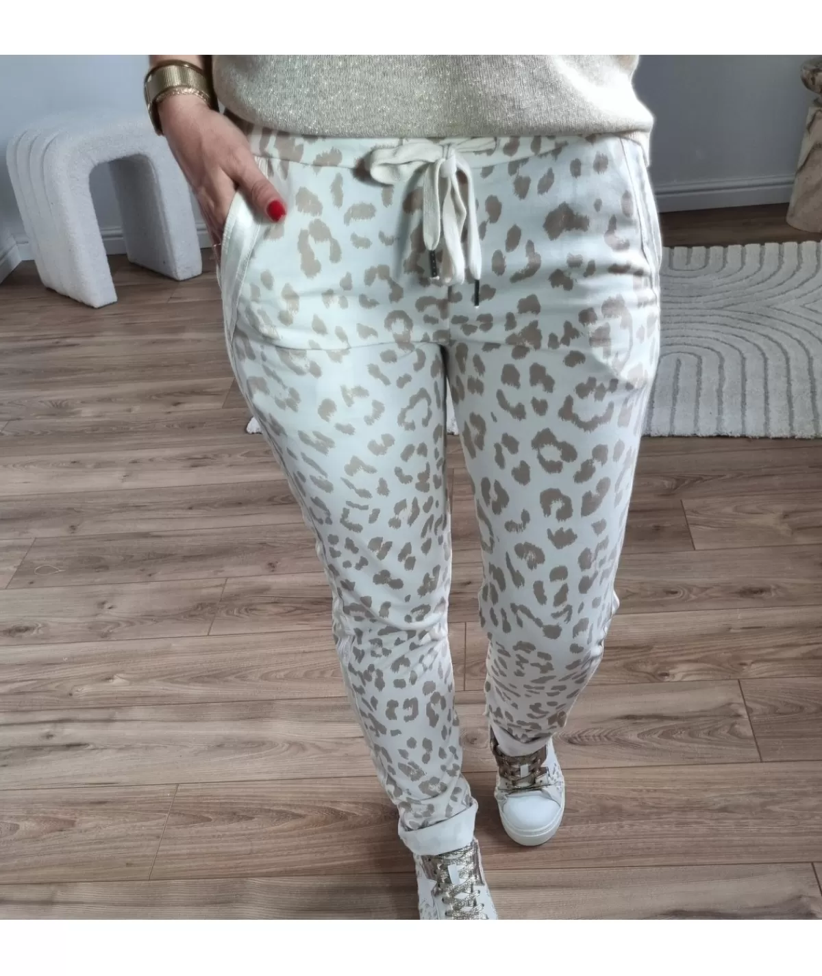 La boutique de Lilie Jeans / Pantalons>PANTALON GWENDOLINE Beige