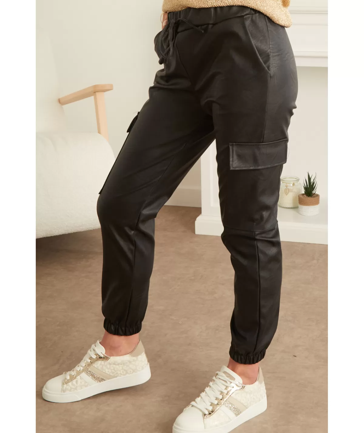 La boutique de Lilie Jeans / Pantalons>PANTALON LARA Noir