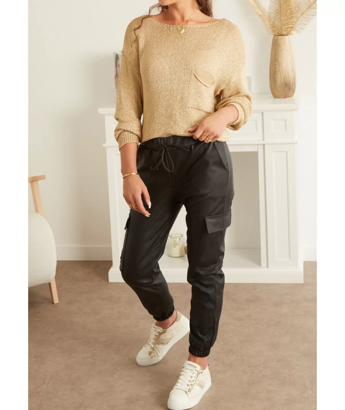 La boutique de Lilie Jeans / Pantalons>PANTALON LARA Noir