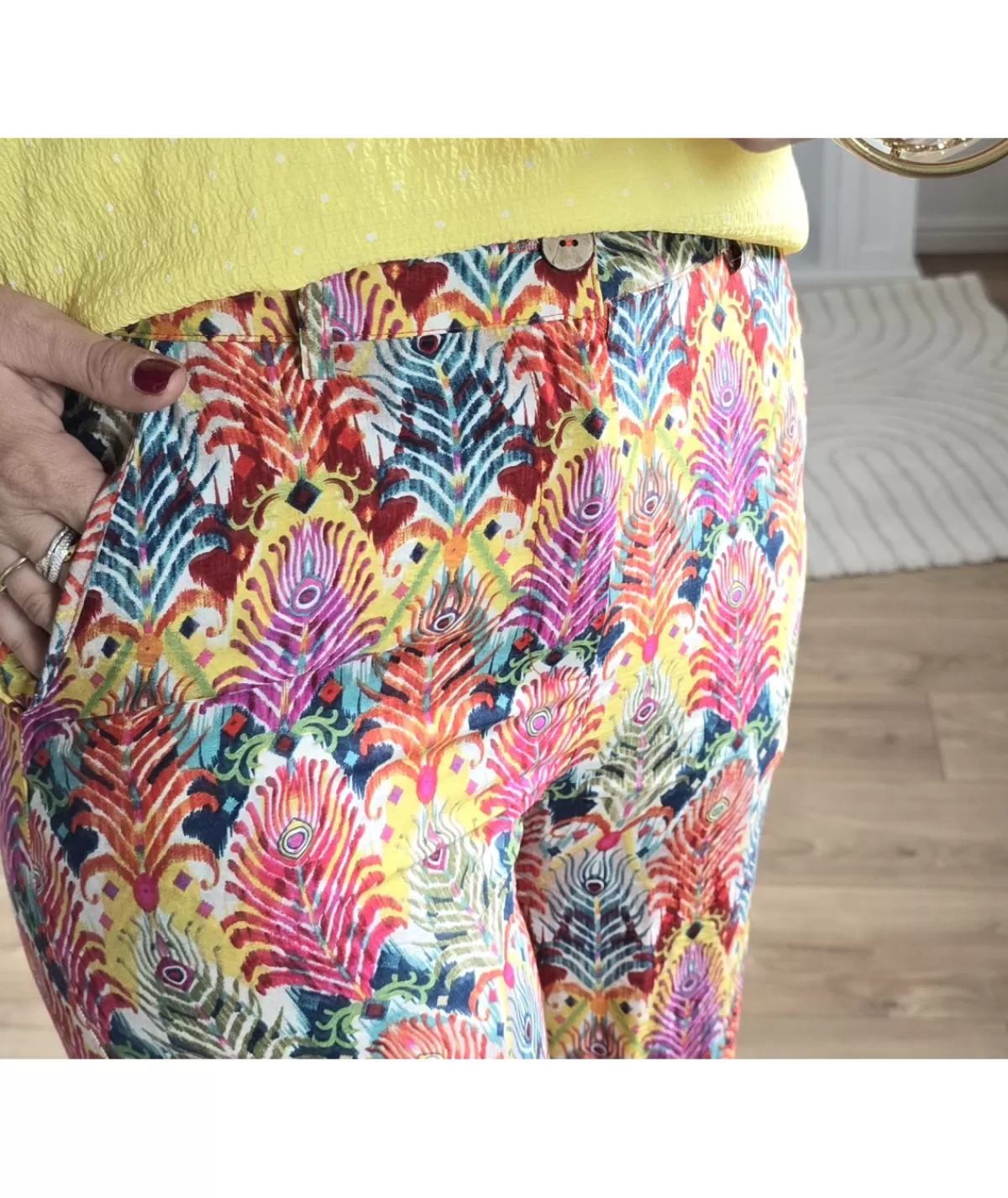 La boutique de Lilie Jeans / Pantalons>PANTALON LAURENCE II Rouge