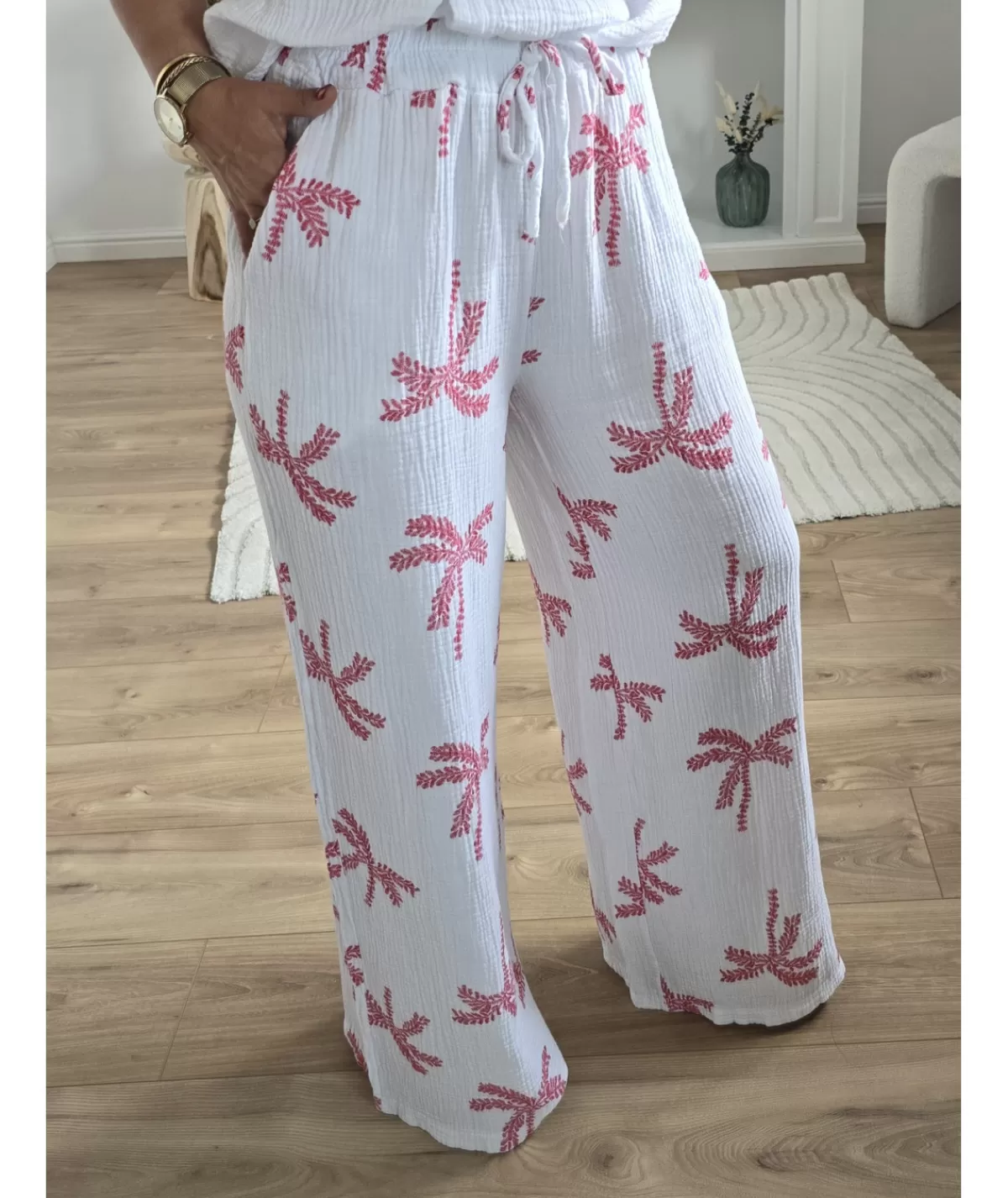 La boutique de Lilie Jeans / Pantalons>PANTALON LEANDRA Rouge