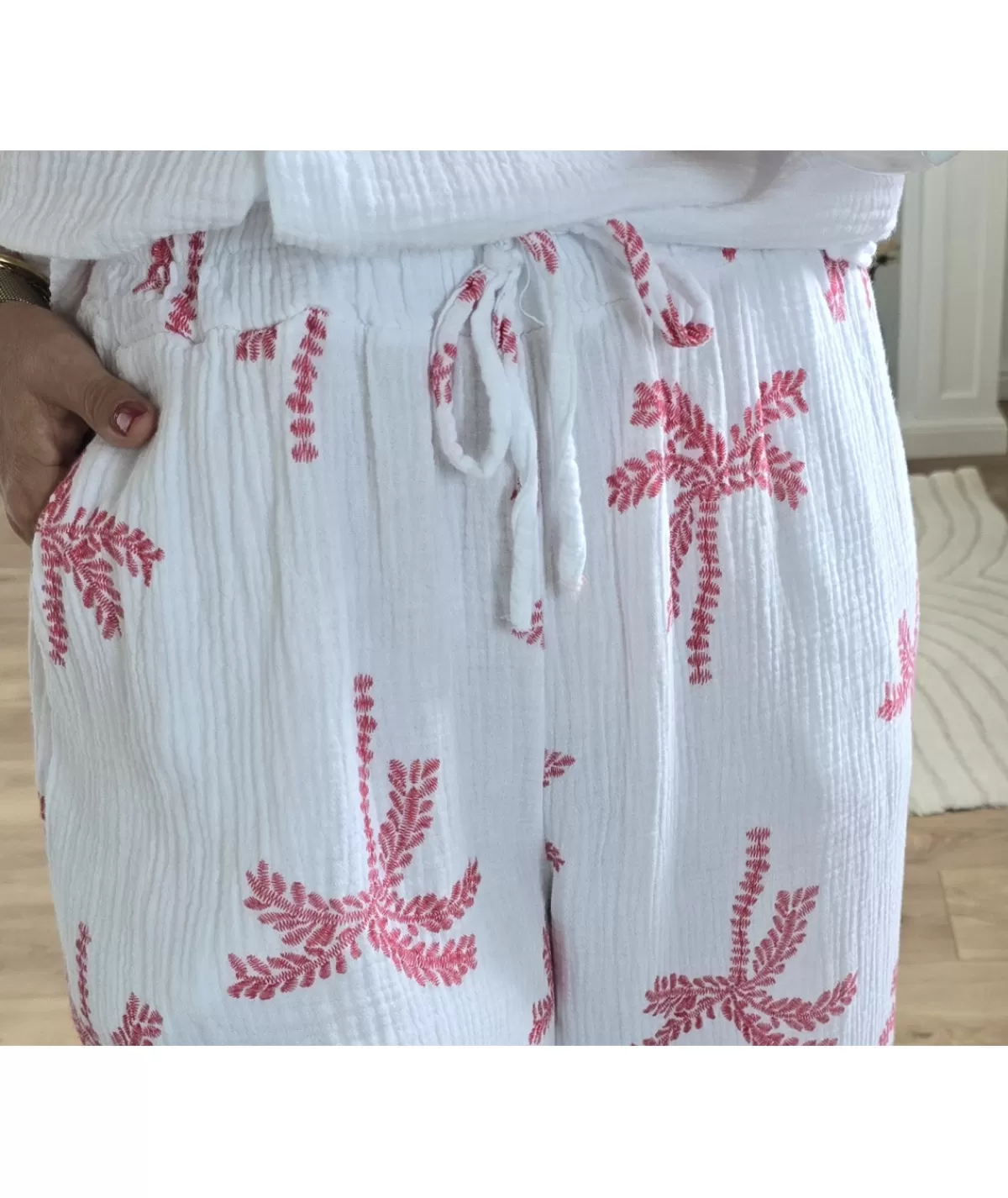 La boutique de Lilie Jeans / Pantalons>PANTALON LEANDRA Rouge