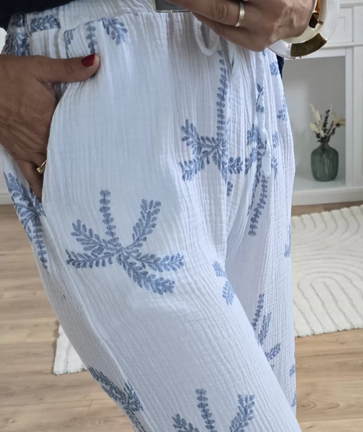 La boutique de Lilie Jeans / Pantalons>PANTALON LEANDRA Bleu