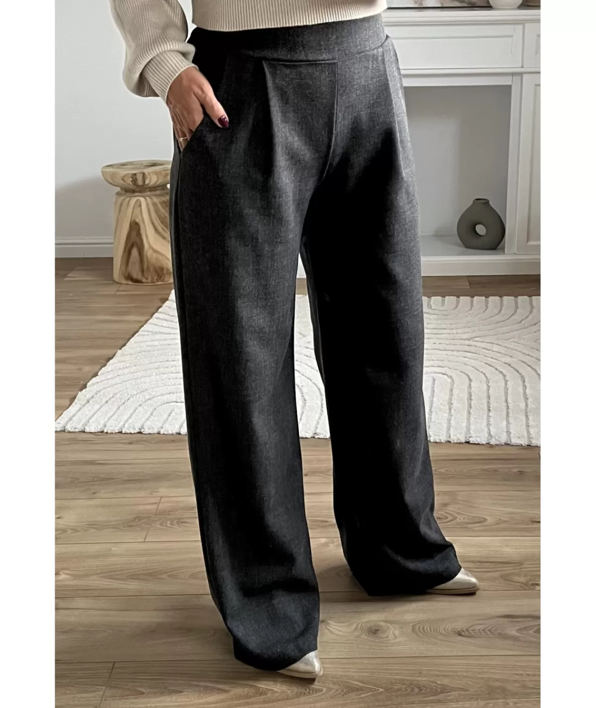 La boutique de Lilie Jeans / Pantalons>PANTALON LOUANA Gris