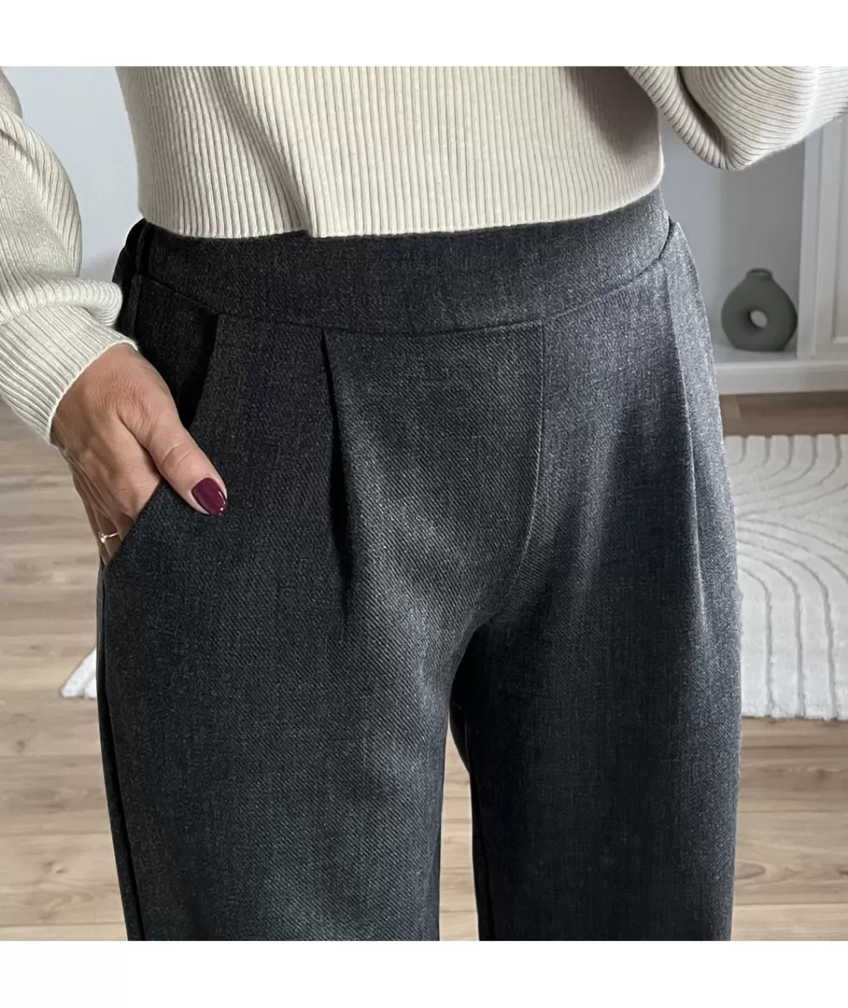 La boutique de Lilie Jeans / Pantalons>PANTALON LOUANA Gris