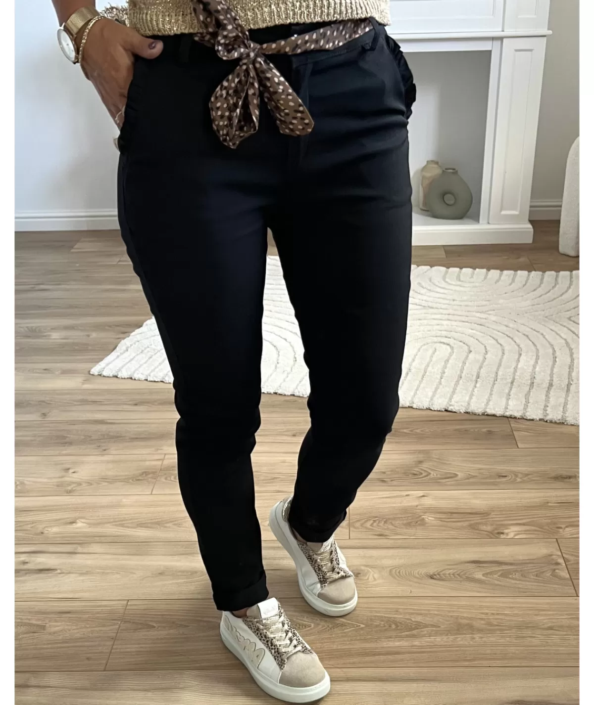 La boutique de Lilie Jeans / Pantalons>PANTALON LUCIEN Noir