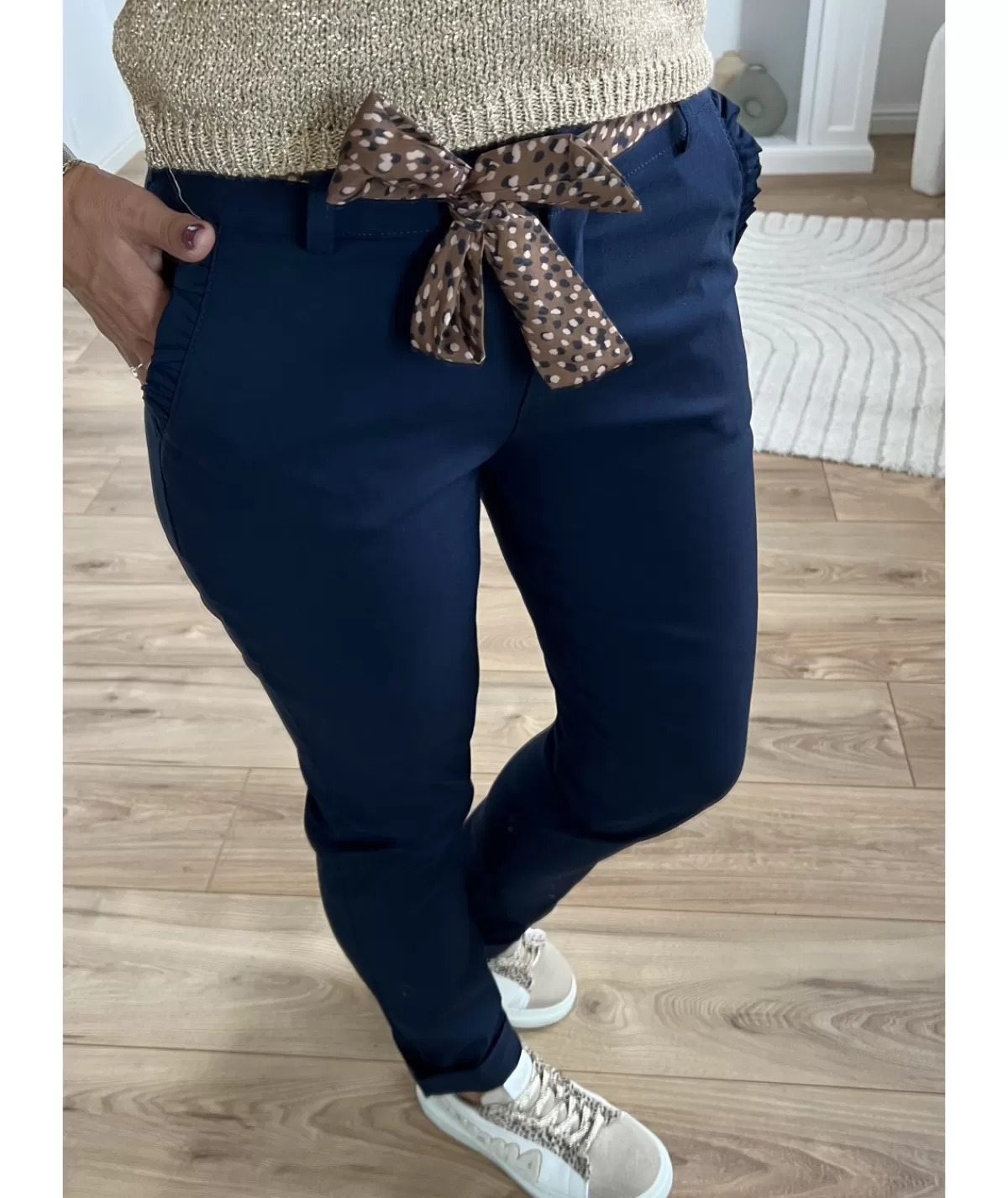 La boutique de Lilie Jeans / Pantalons>PANTALON LUCIEN Marine