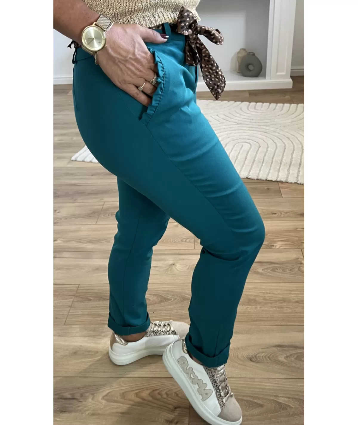 La boutique de Lilie Jeans / Pantalons>PANTALON LUCIEN Bleucanard