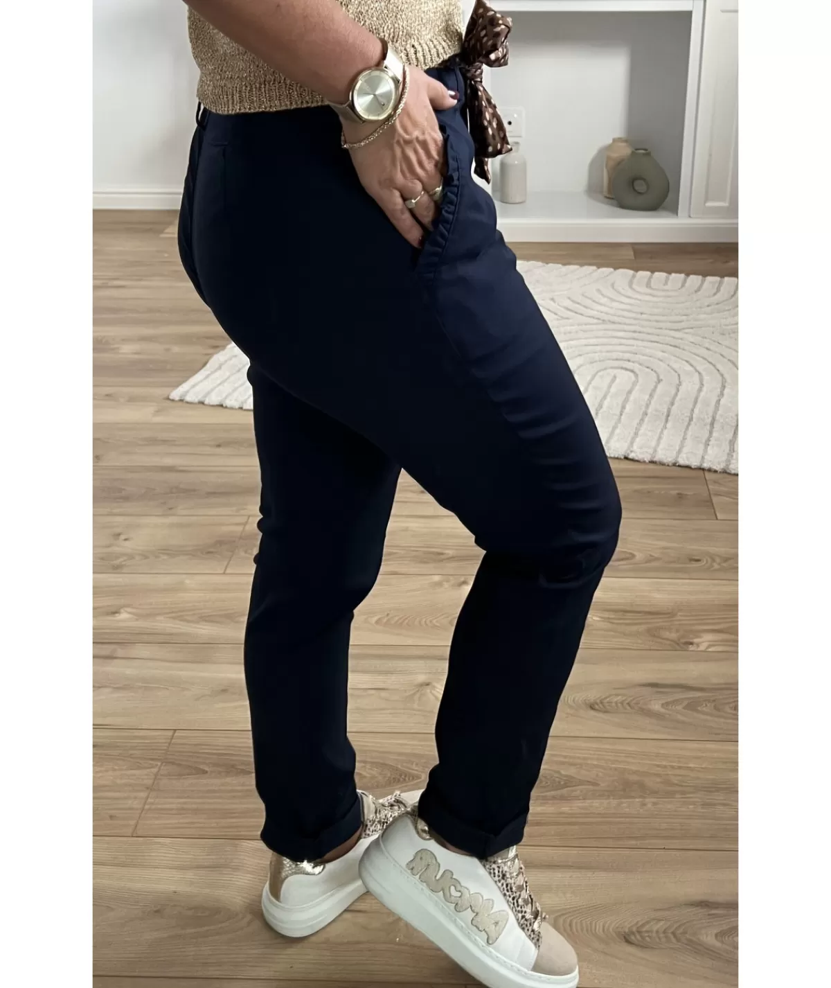 La boutique de Lilie Jeans / Pantalons>PANTALON LUCIEN Marine