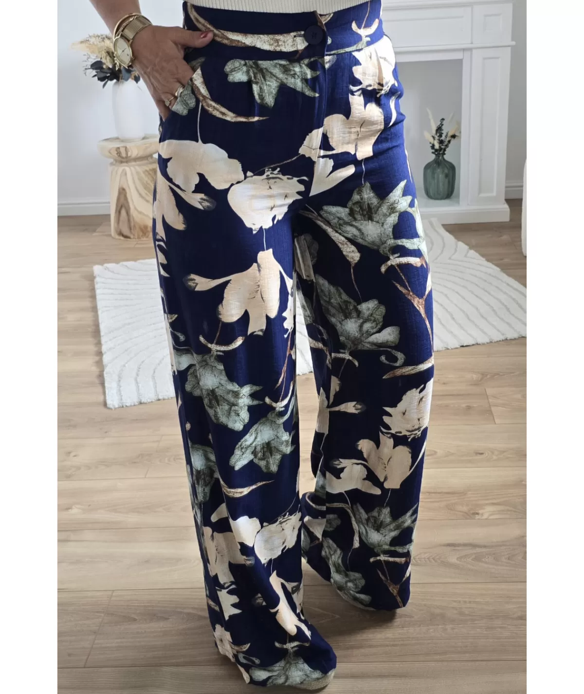 La boutique de Lilie Jeans / Pantalons>PANTALON MALIKA Marine