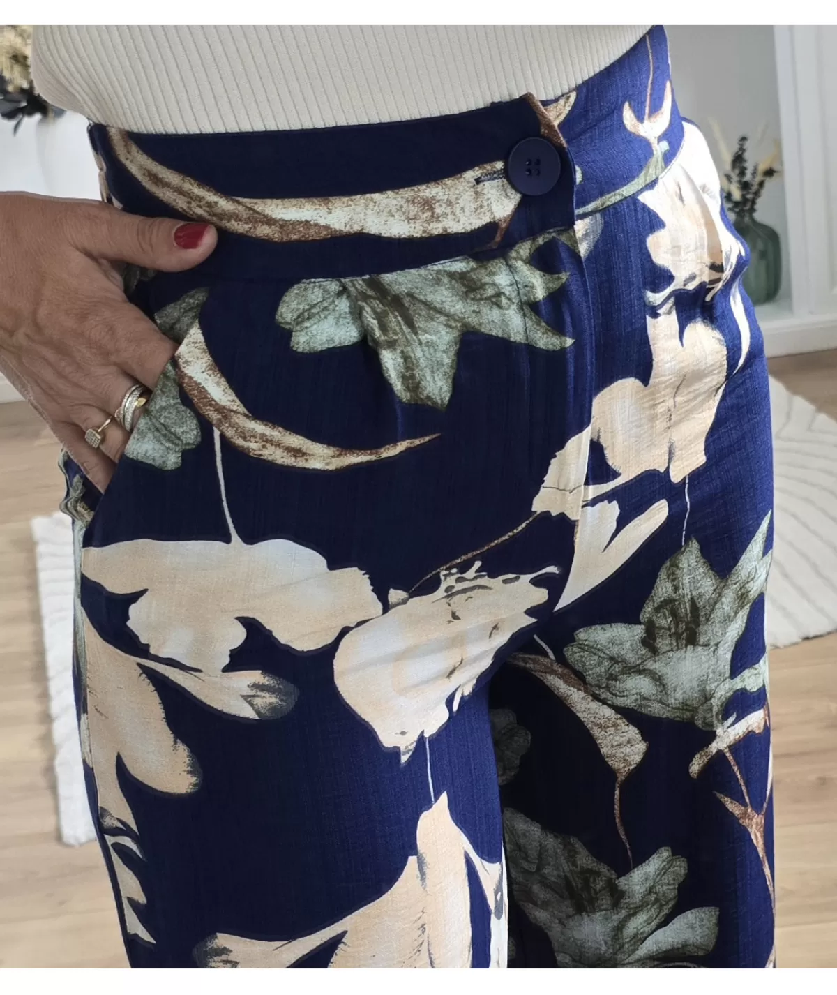 La boutique de Lilie Jeans / Pantalons>PANTALON MALIKA Marine