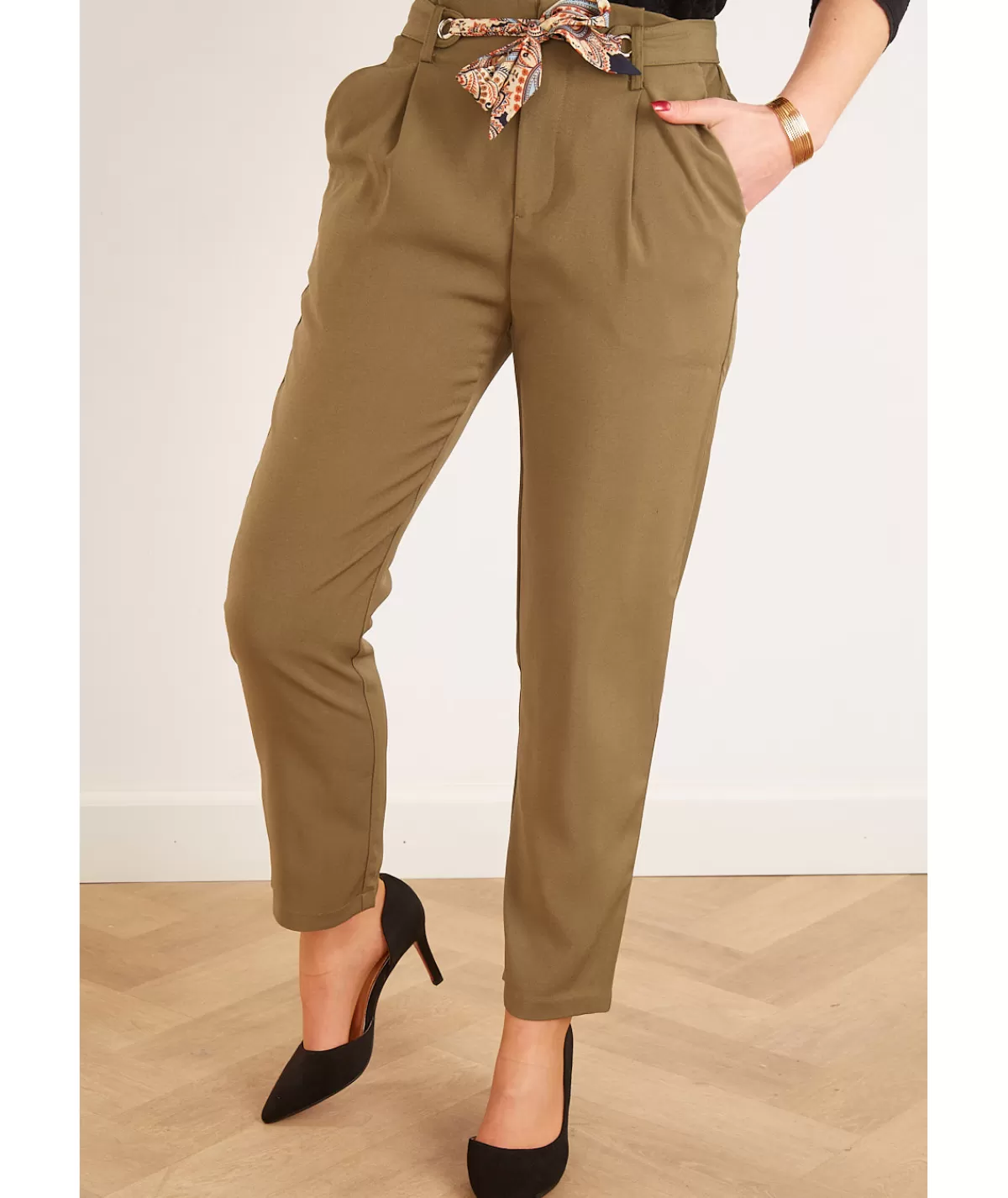 La boutique de Lilie Jeans / Pantalons>PANTALON MANEA II Kaki