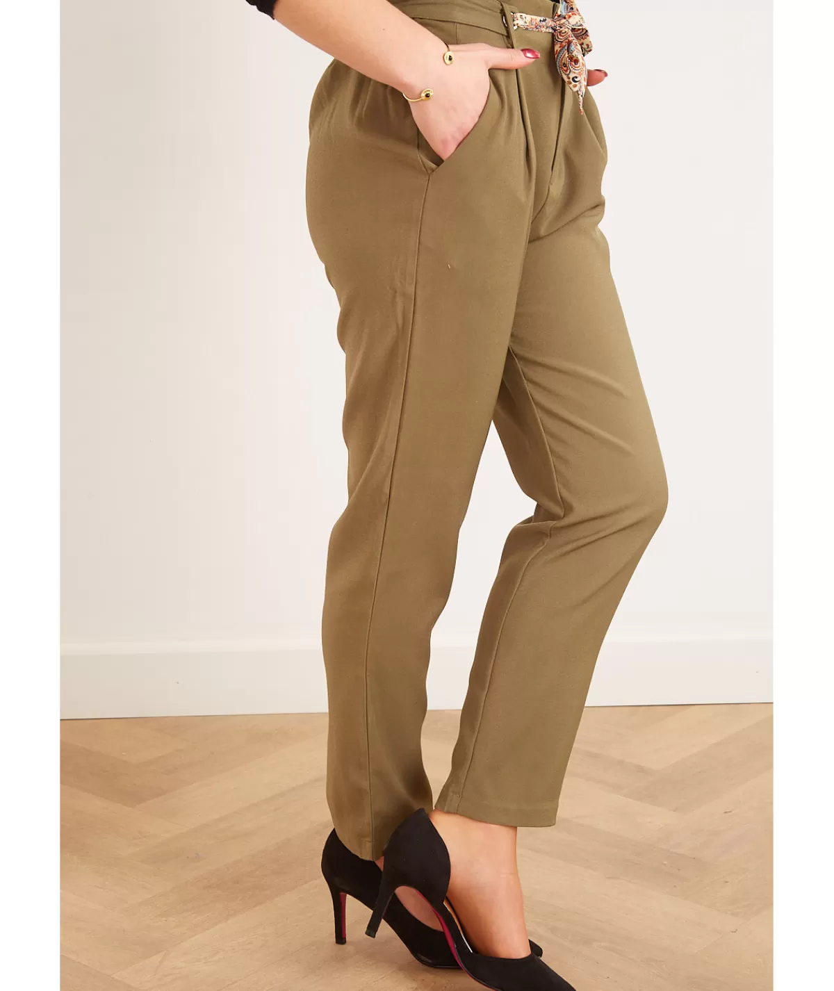 La boutique de Lilie Jeans / Pantalons>PANTALON MANEA II Kaki