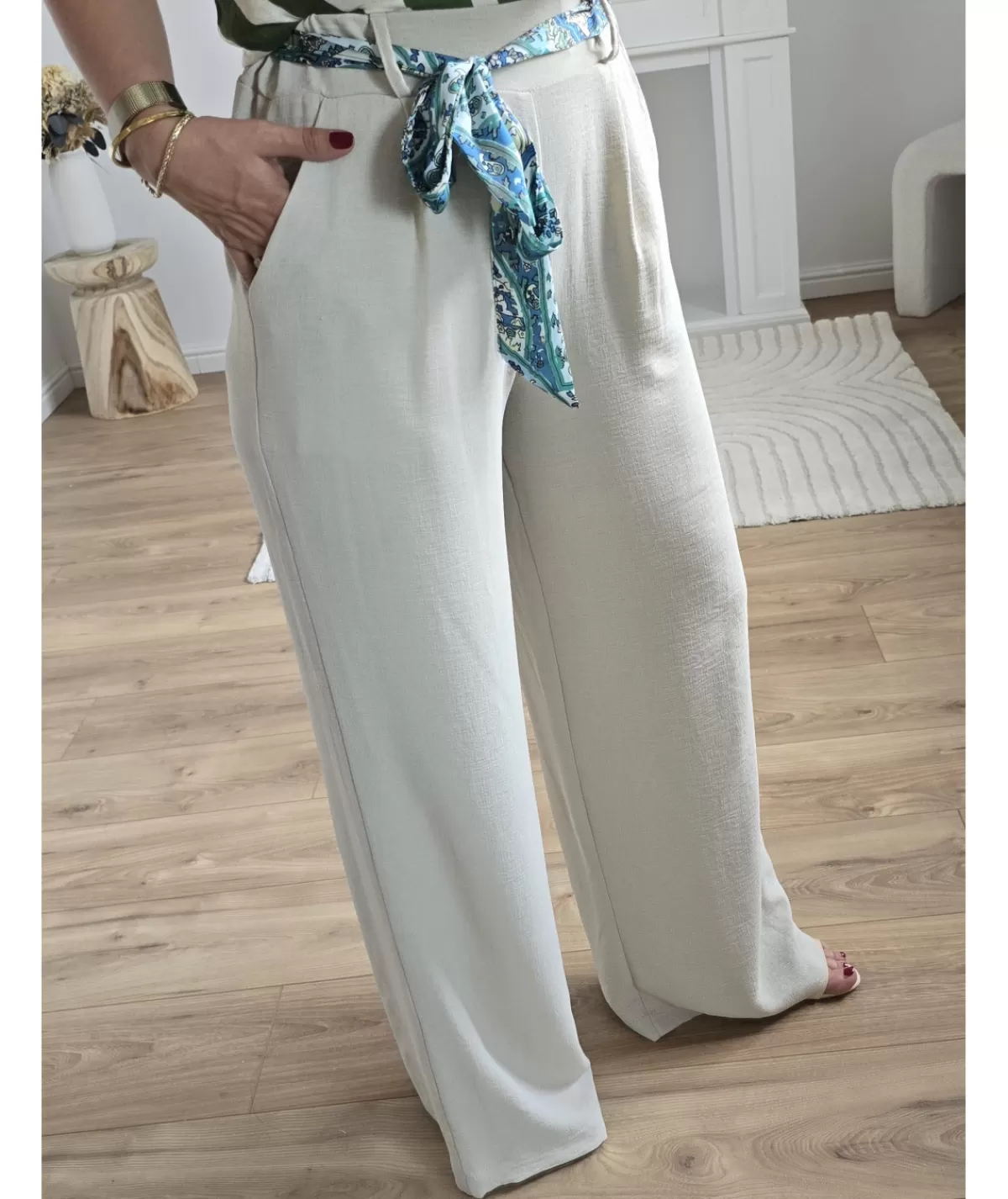 La boutique de Lilie Jeans / Pantalons>PANTALON OCEANE Beige