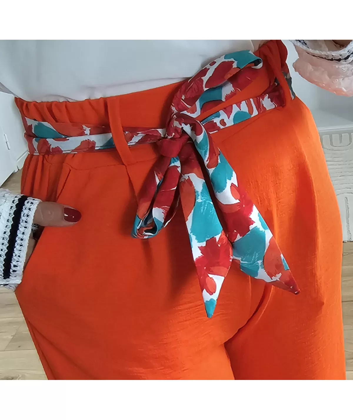 La boutique de Lilie Jeans / Pantalons>PANTALON OCEANE Orange