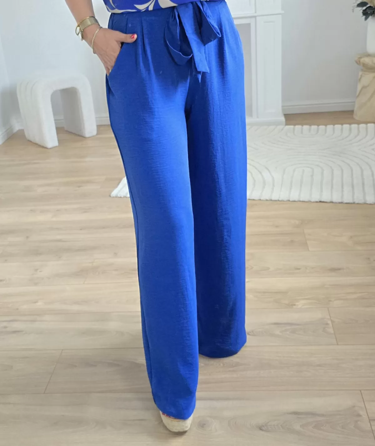 La boutique de Lilie Jeans / Pantalons>PANTALON OLIVINE Bleuelectrique