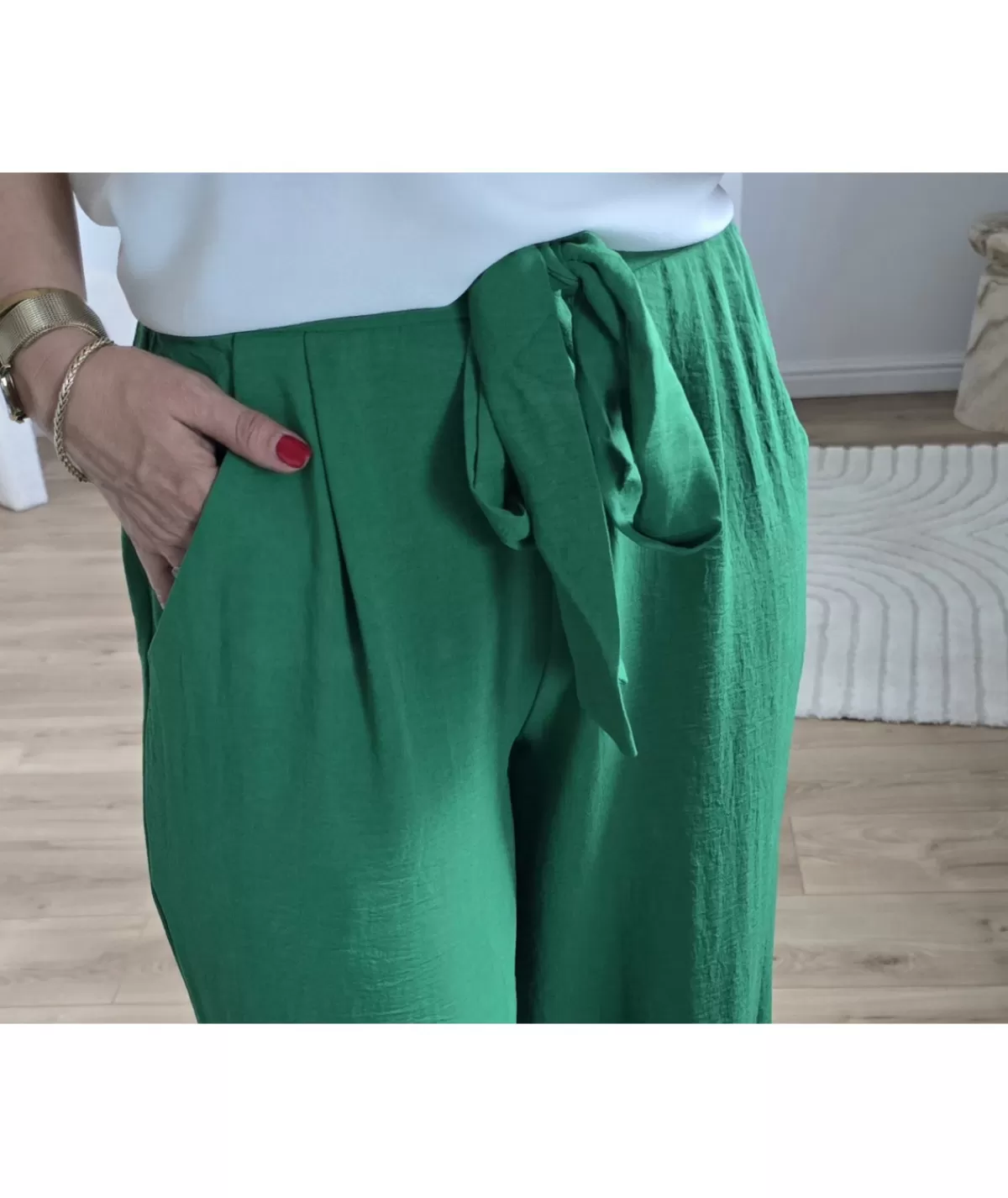 La boutique de Lilie Jeans / Pantalons>PANTALON OLIVINE Vert