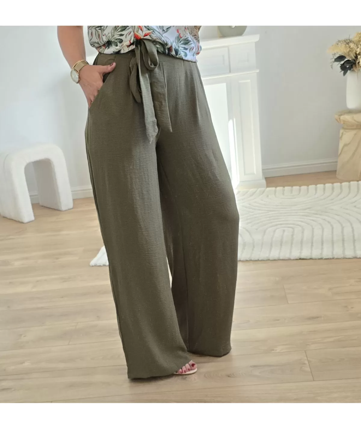 La boutique de Lilie Jeans / Pantalons>PANTALON OLIVINE II Kaki