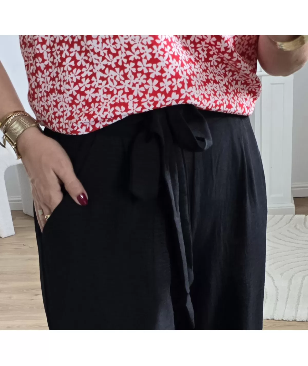 La boutique de Lilie Jeans / Pantalons>PANTALON OLIVINE II Noir