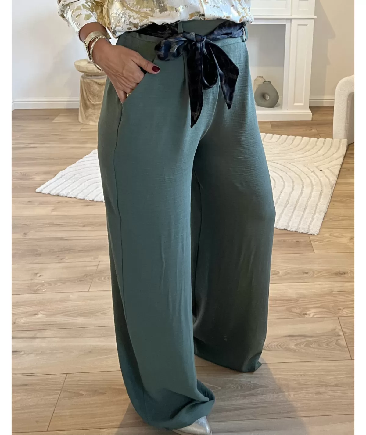 La boutique de Lilie Jeans / Pantalons>PANTALON PAULA III Kaki