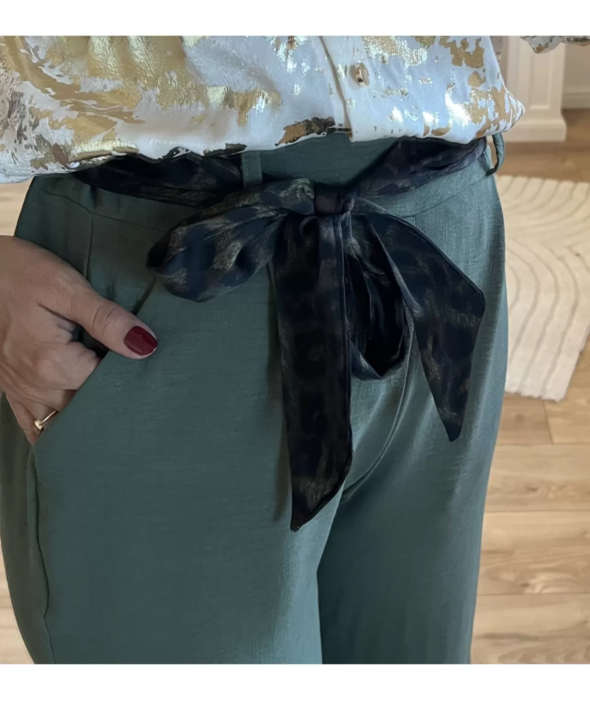La boutique de Lilie Jeans / Pantalons>PANTALON PAULA III Kaki