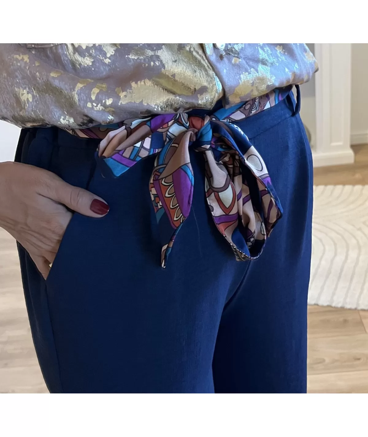 La boutique de Lilie Jeans / Pantalons>PANTALON PAULA III Marine