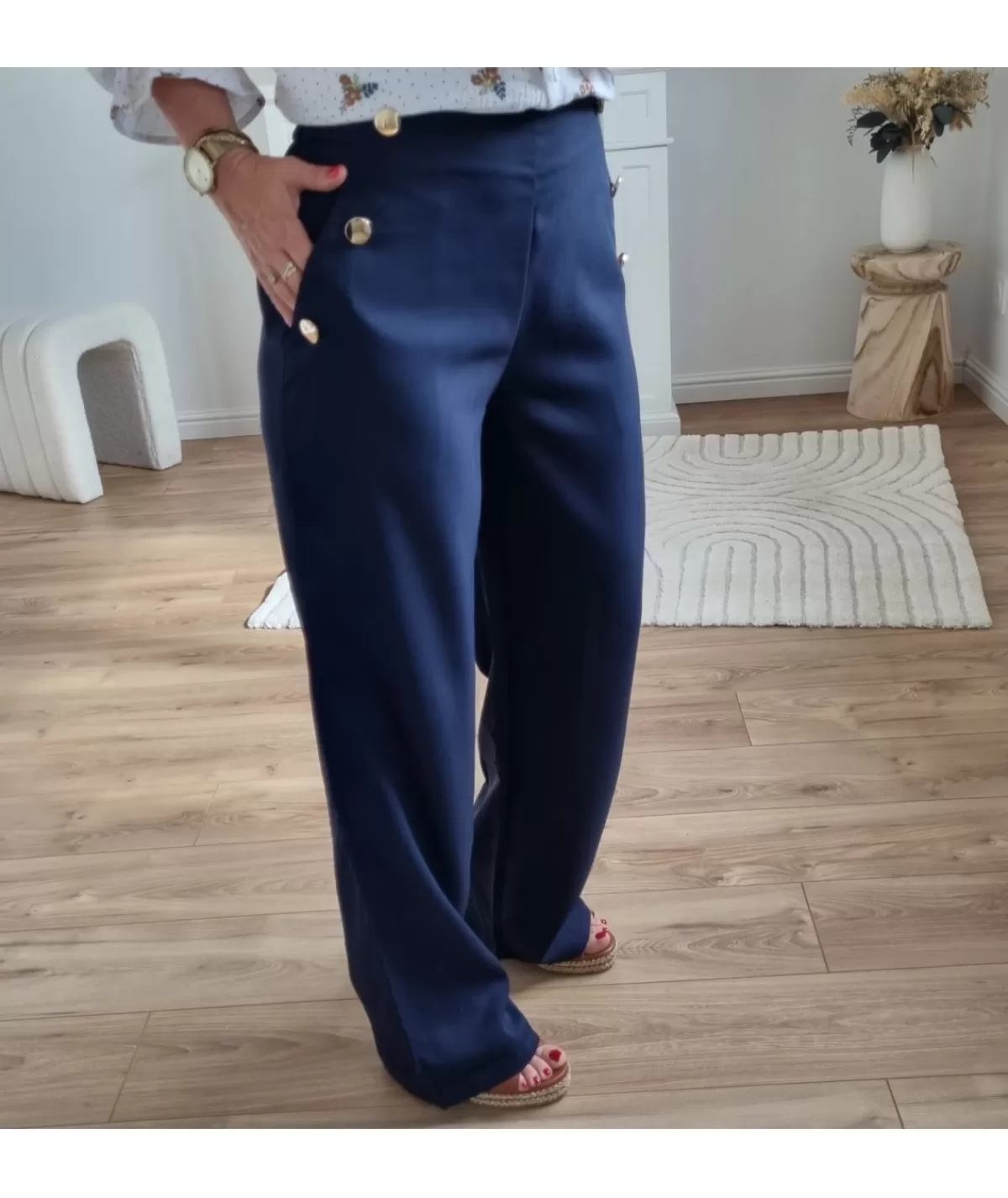 La boutique de Lilie Jeans / Pantalons>PANTALON QUINCY Marine