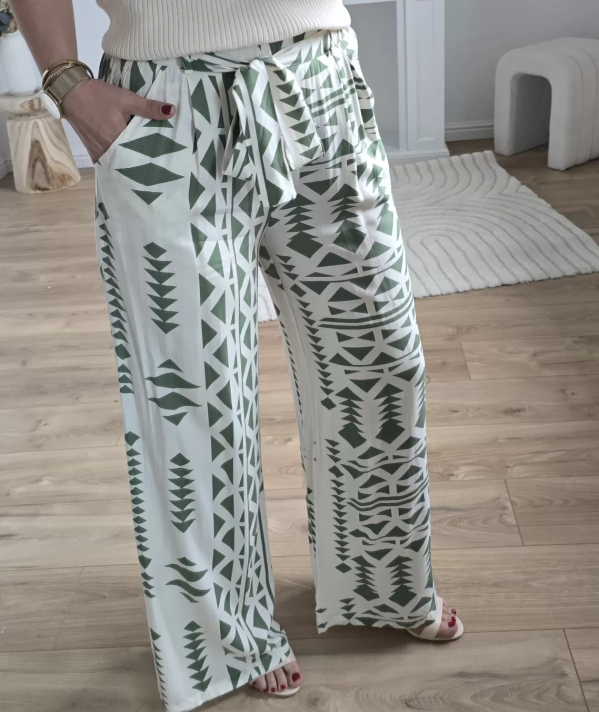 La boutique de Lilie Jeans / Pantalons>PANTALON RACHIDA Vert