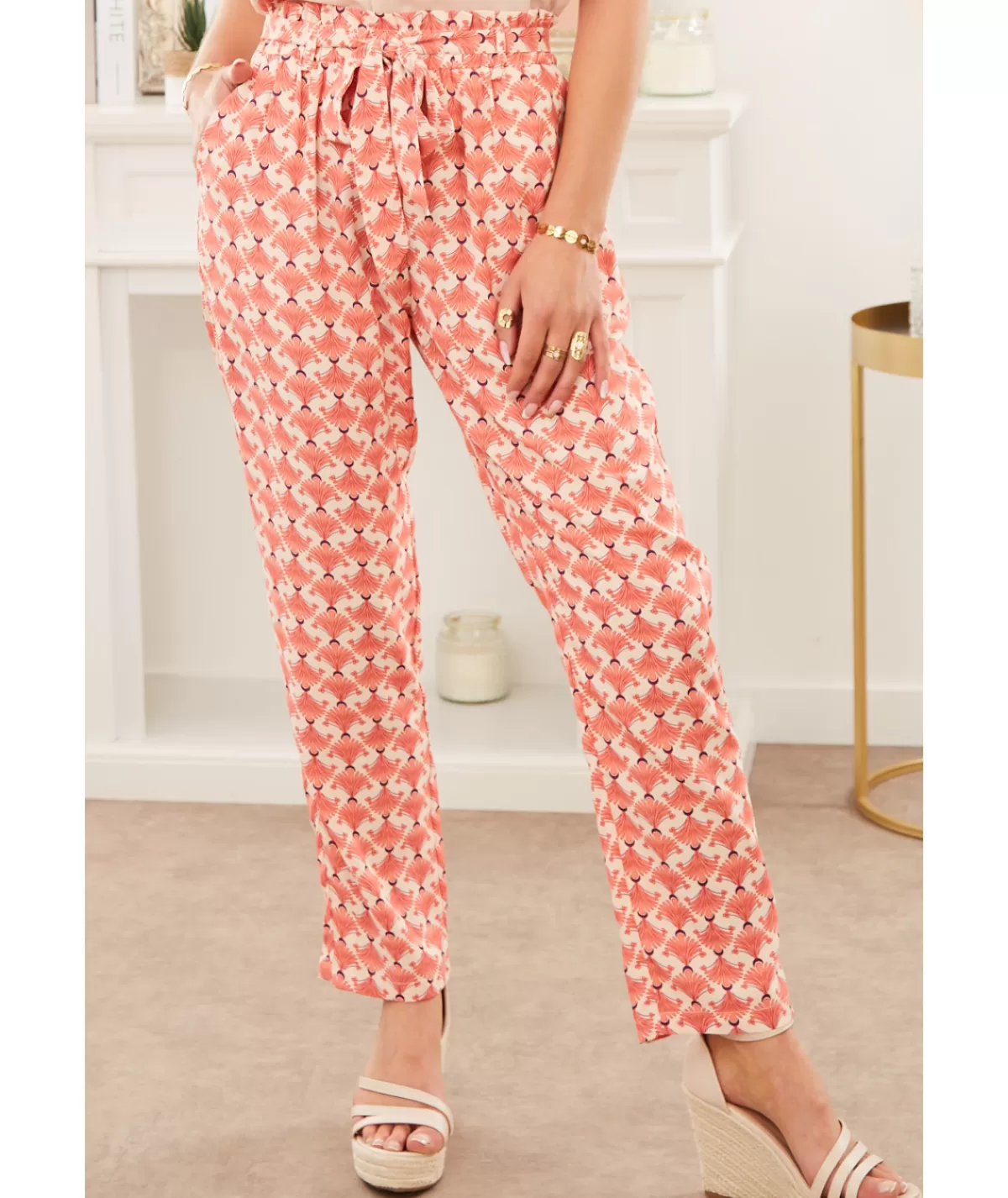 La boutique de Lilie Jeans / Pantalons>PANTALON RACHIDA Rose