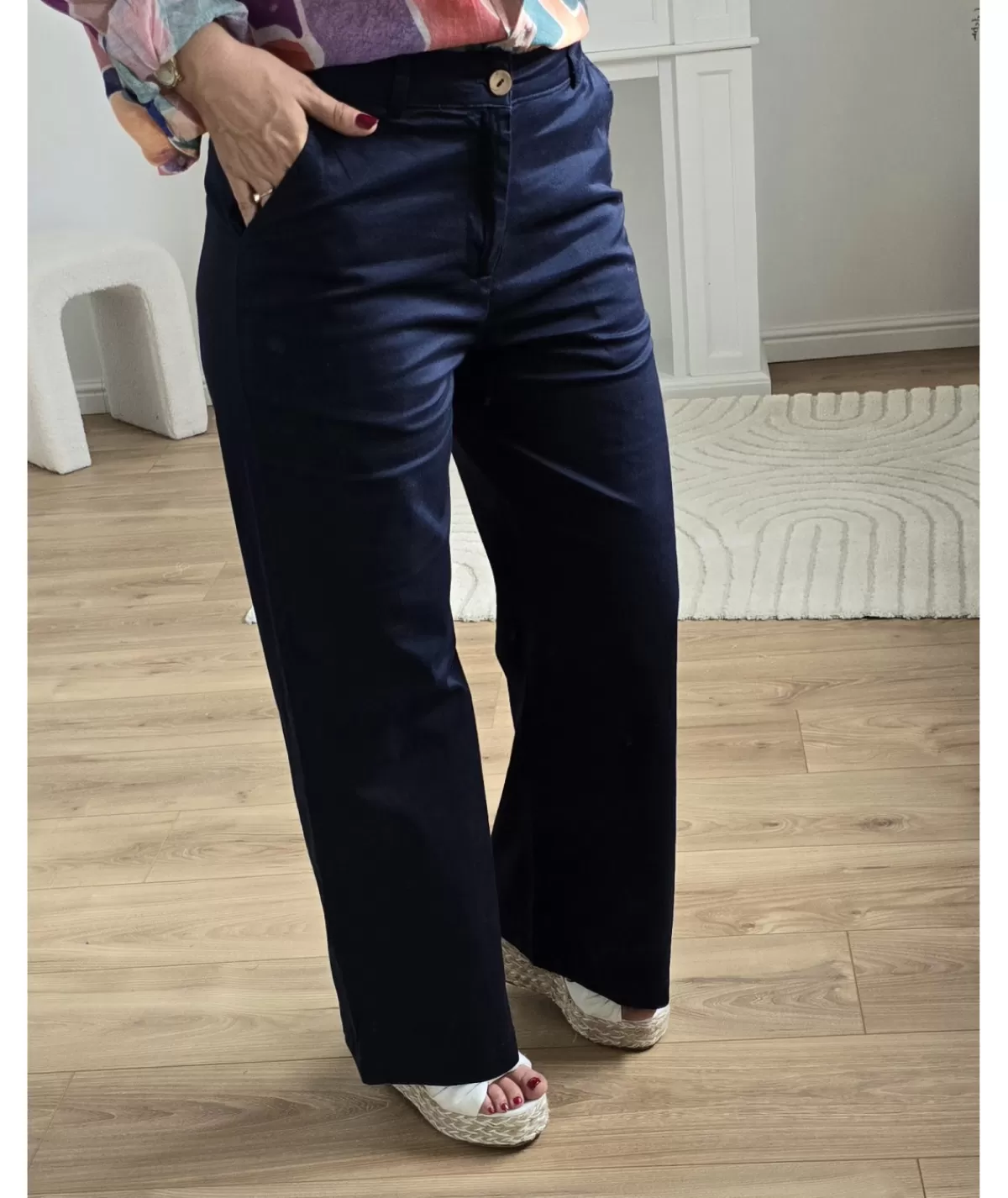 La boutique de Lilie Jeans / Pantalons>PANTALON ROBERTA WILDE Marine