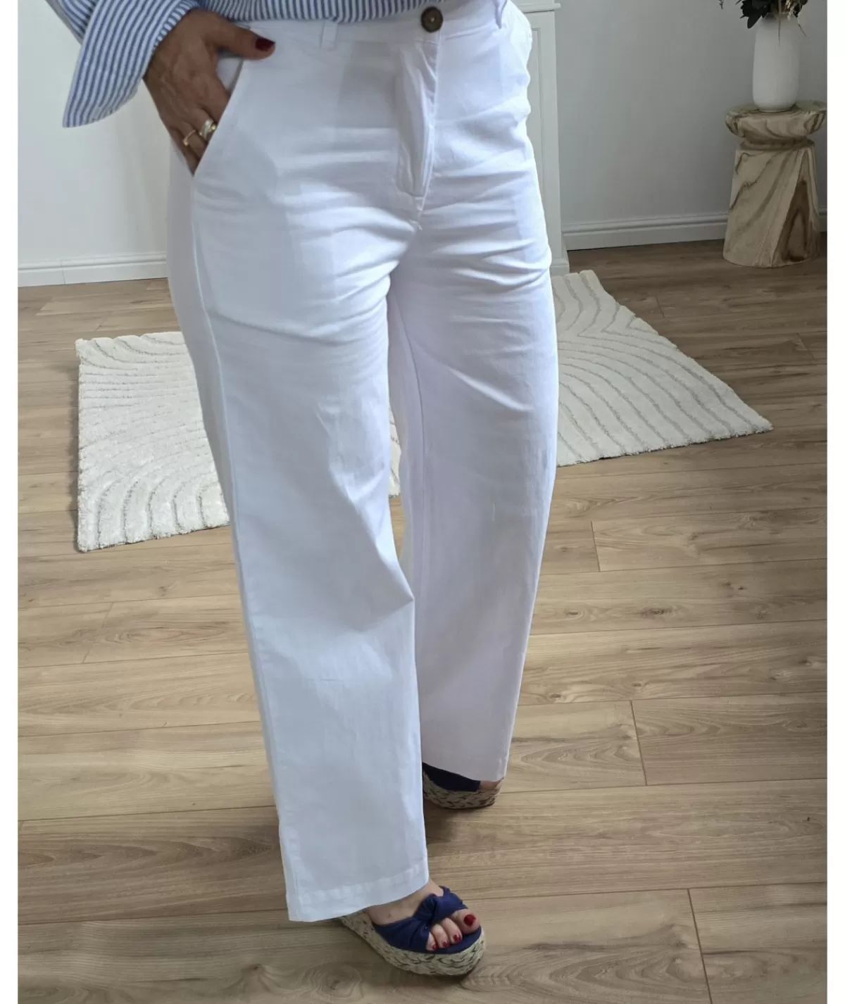 La boutique de Lilie Jeans / Pantalons>PANTALON ROBERTA WILDE Blanc