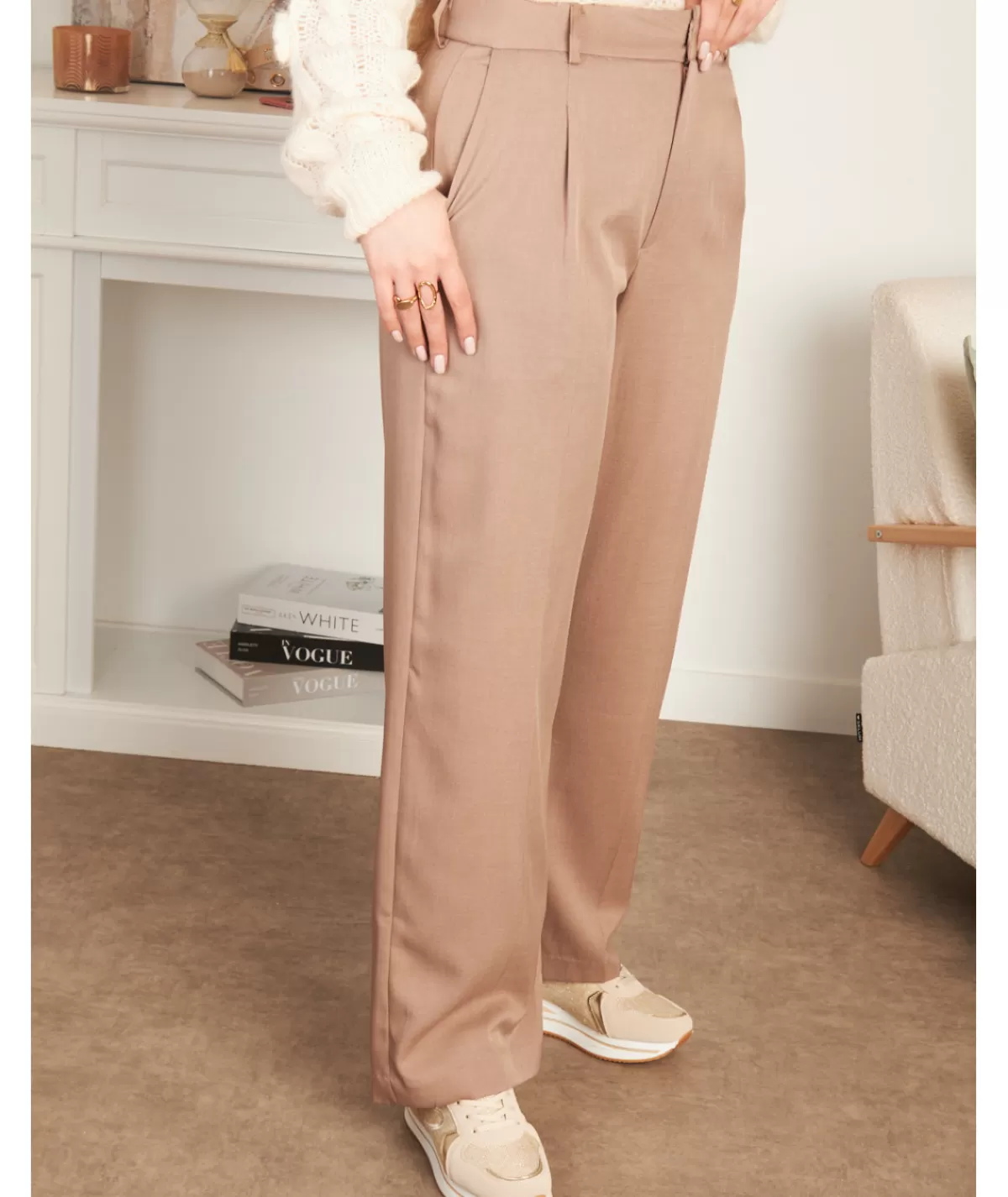 La boutique de Lilie Jeans / Pantalons>PANTALON ROXANE Camel