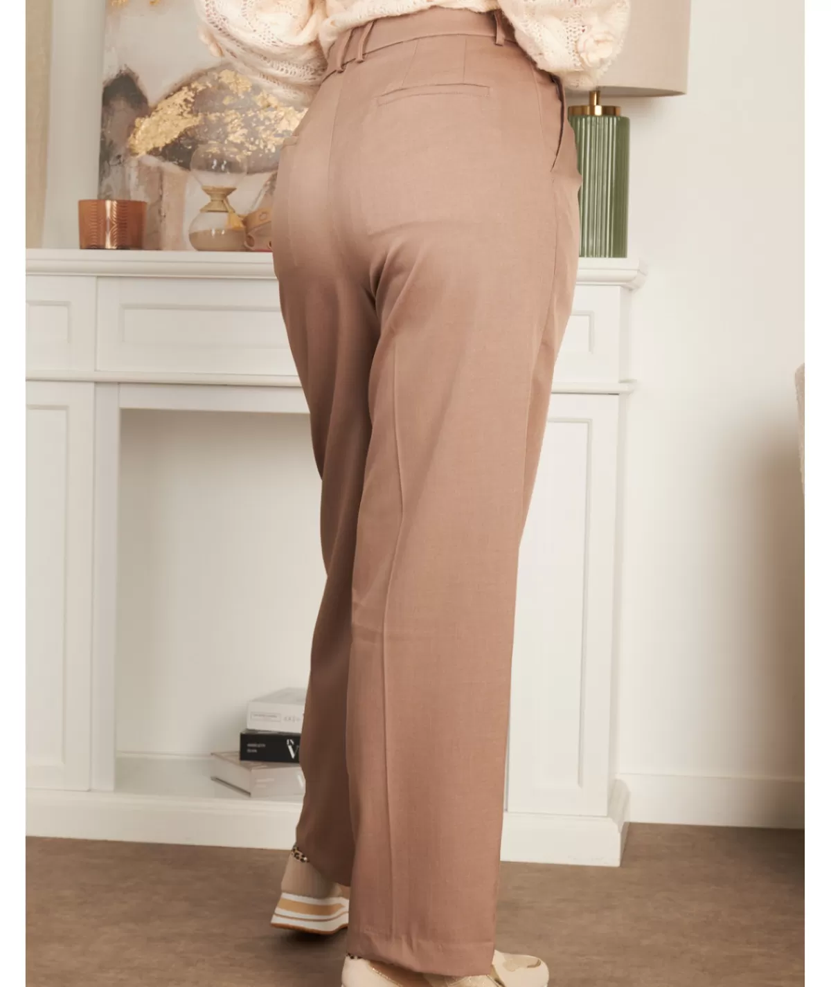 La boutique de Lilie Jeans / Pantalons>PANTALON ROXANE Camel