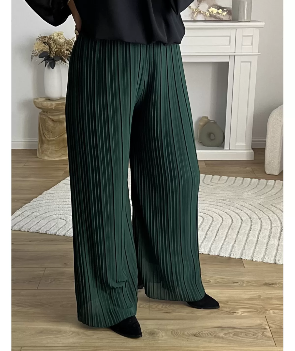 La boutique de Lilie Jeans / Pantalons>PANTALON SAMIRA Vertsapin