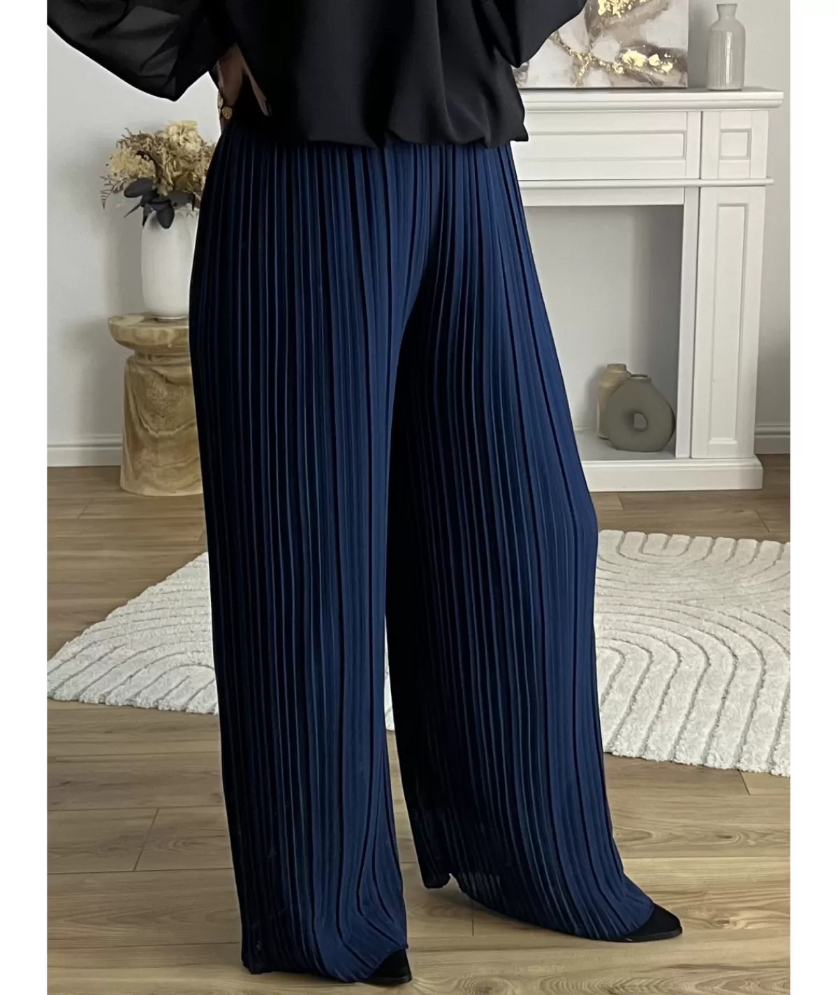 La boutique de Lilie Jeans / Pantalons>PANTALON SAMIRA Marine