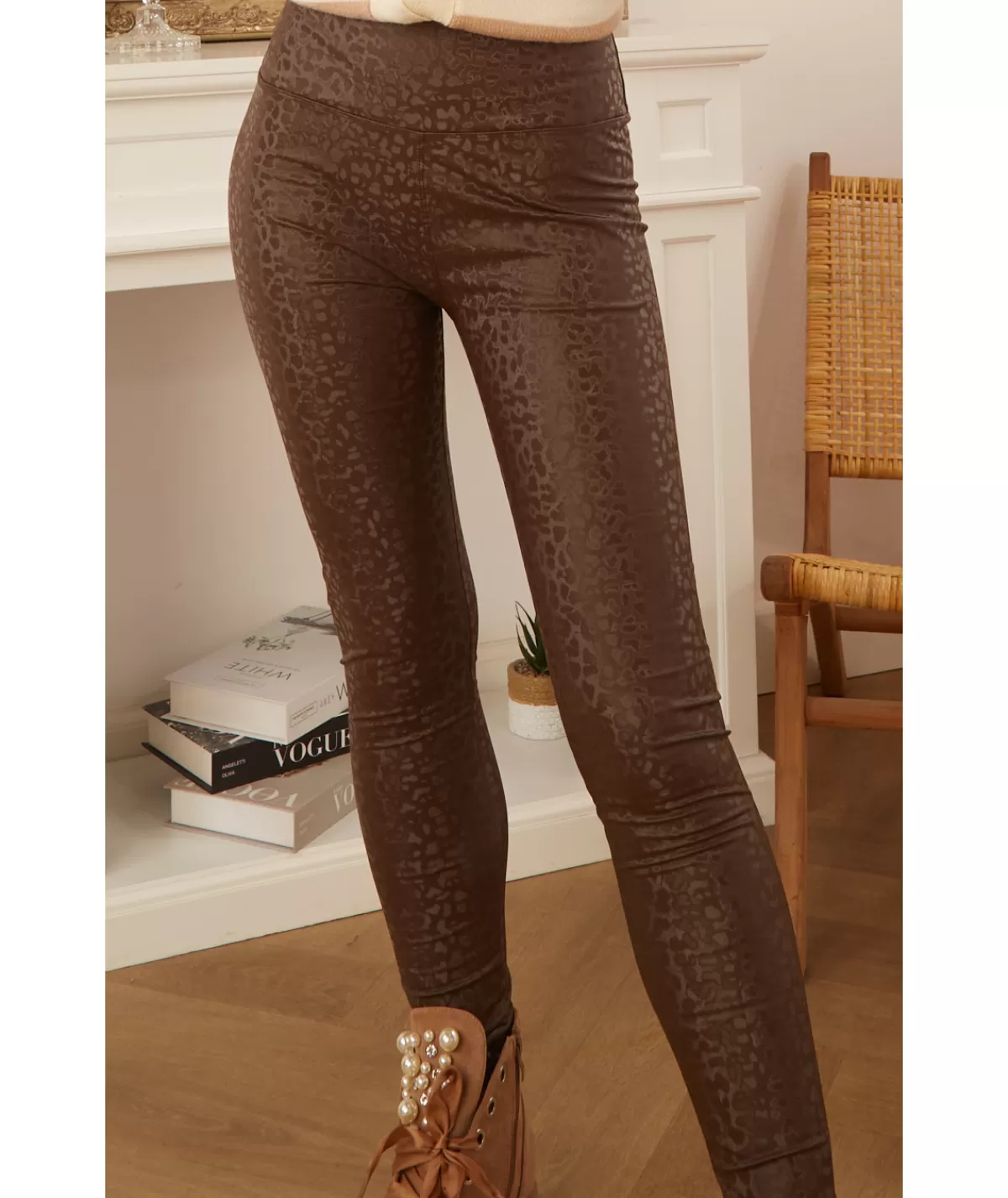 La boutique de Lilie Jeans / Pantalons>PANTALON SWANA Marron