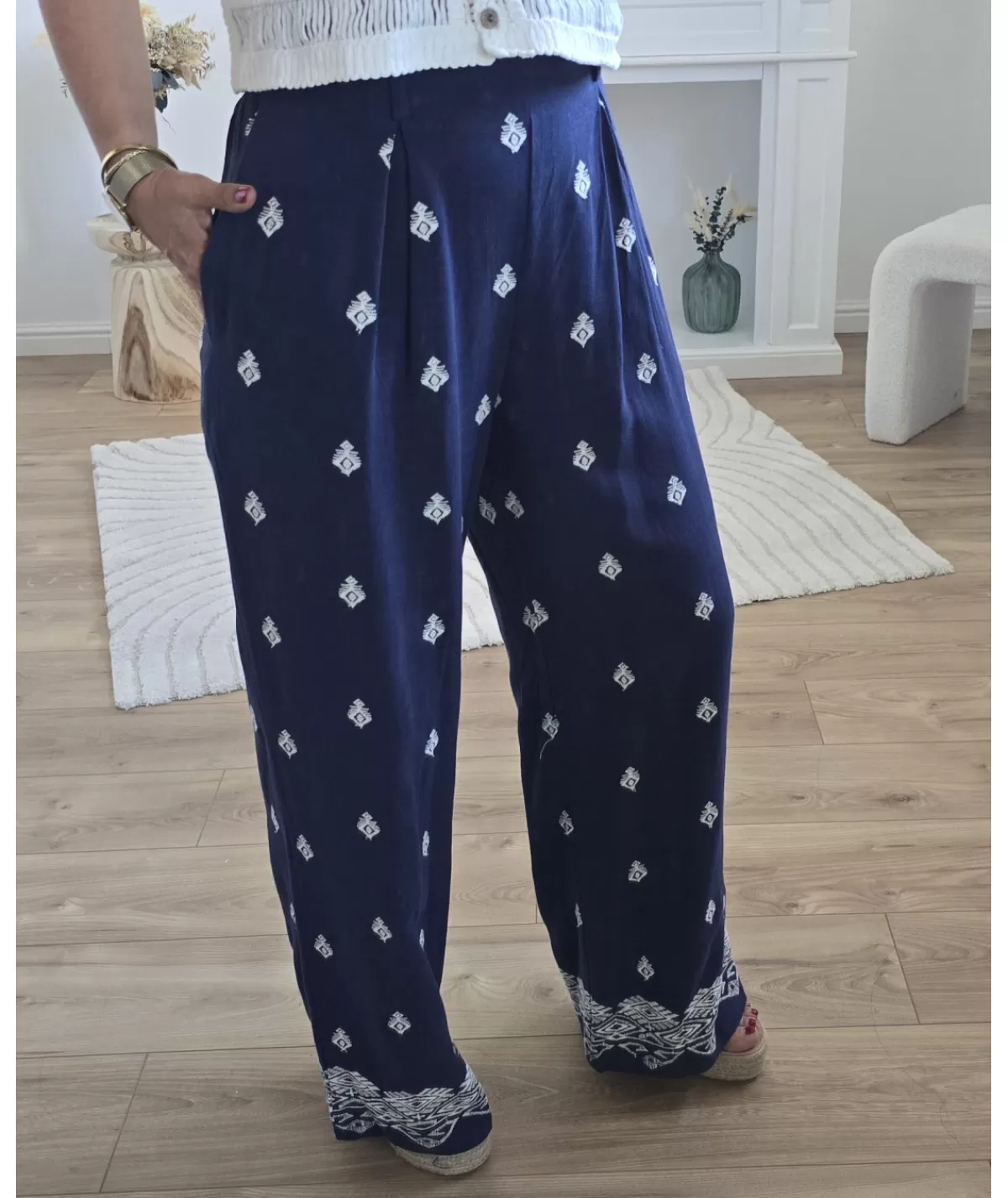 La boutique de Lilie Jeans / Pantalons>PANTALON TOSCANE Marine