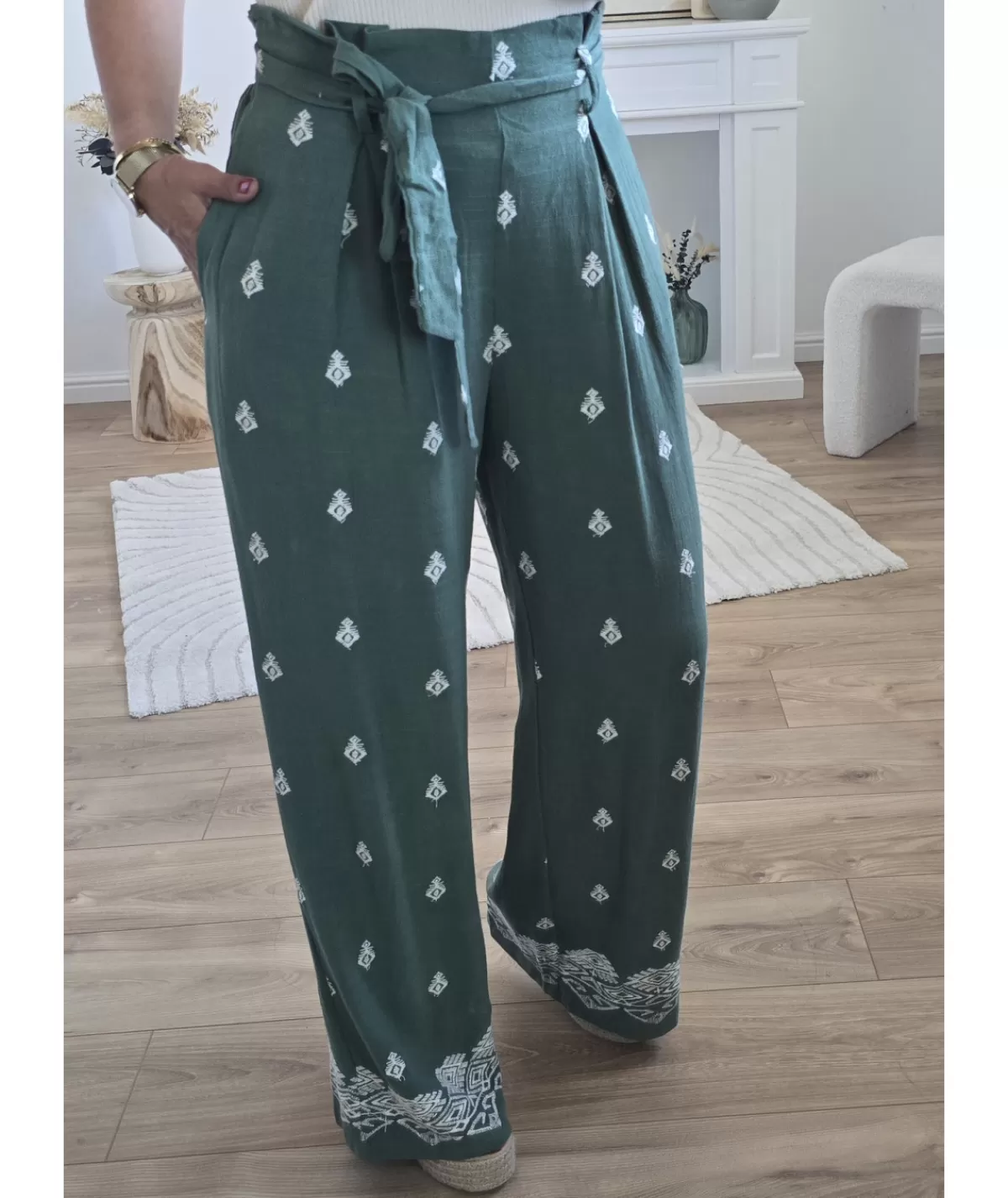La boutique de Lilie Jeans / Pantalons>PANTALON TOSCANE Kaki
