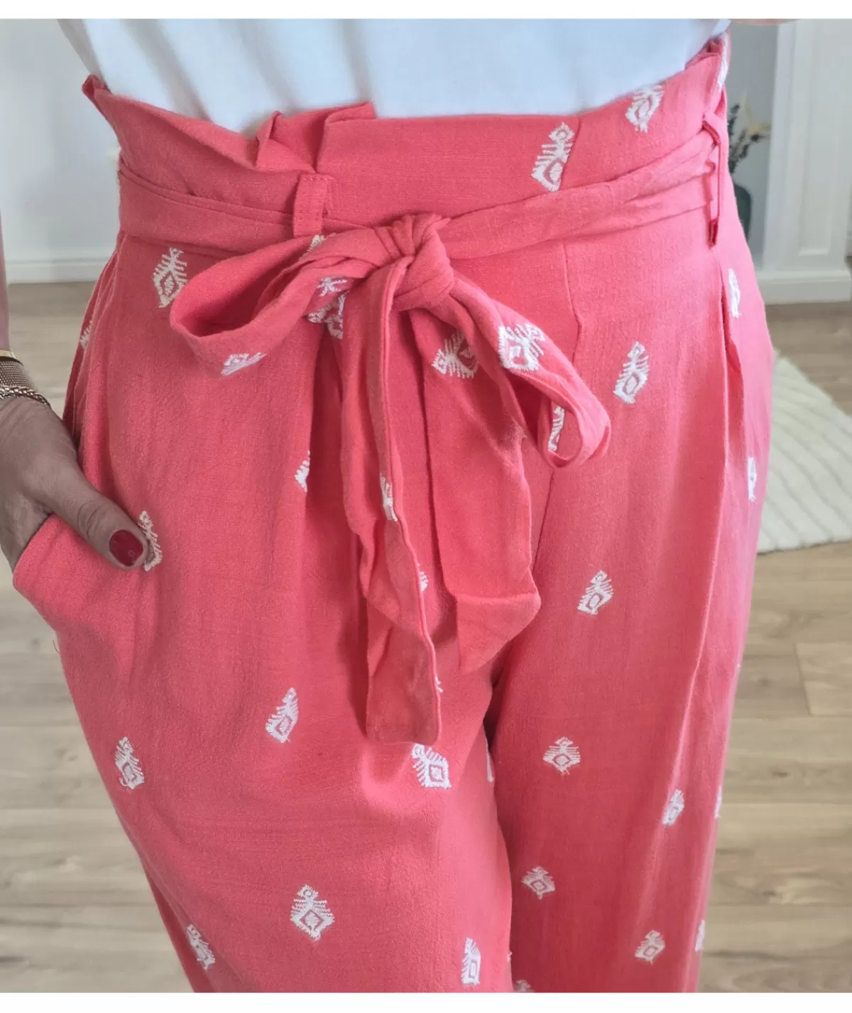 La boutique de Lilie Jeans / Pantalons>PANTALON TOSCANE Corail