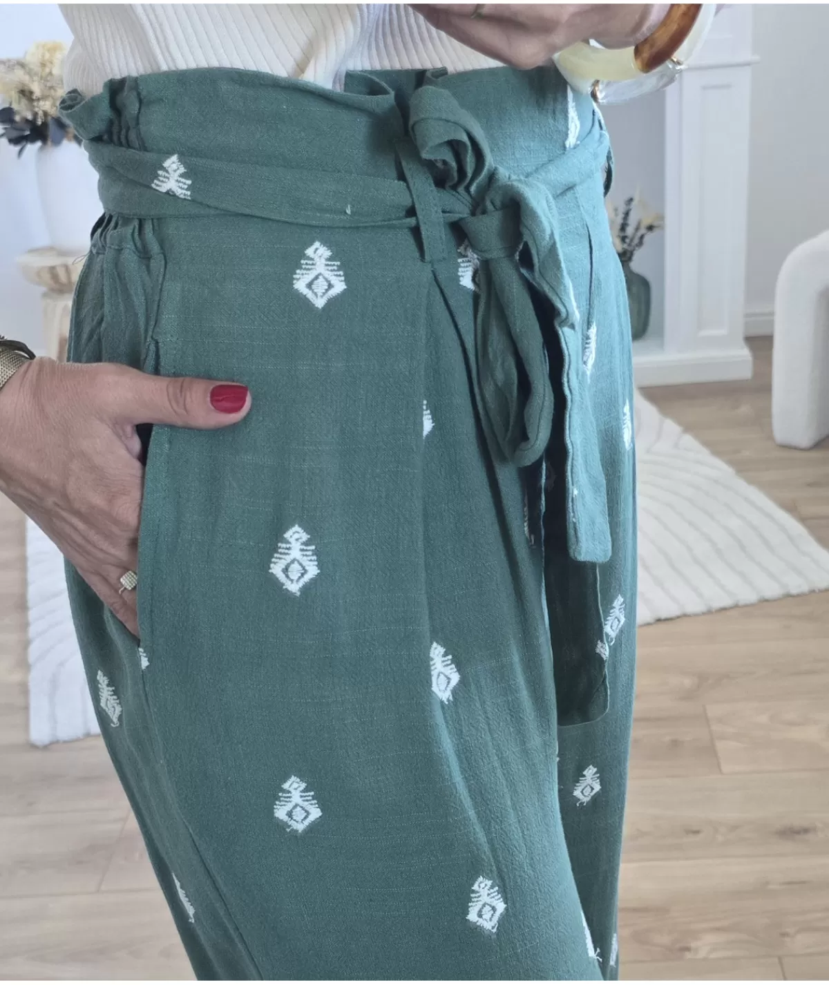 La boutique de Lilie Jeans / Pantalons>PANTALON TOSCANE Kaki