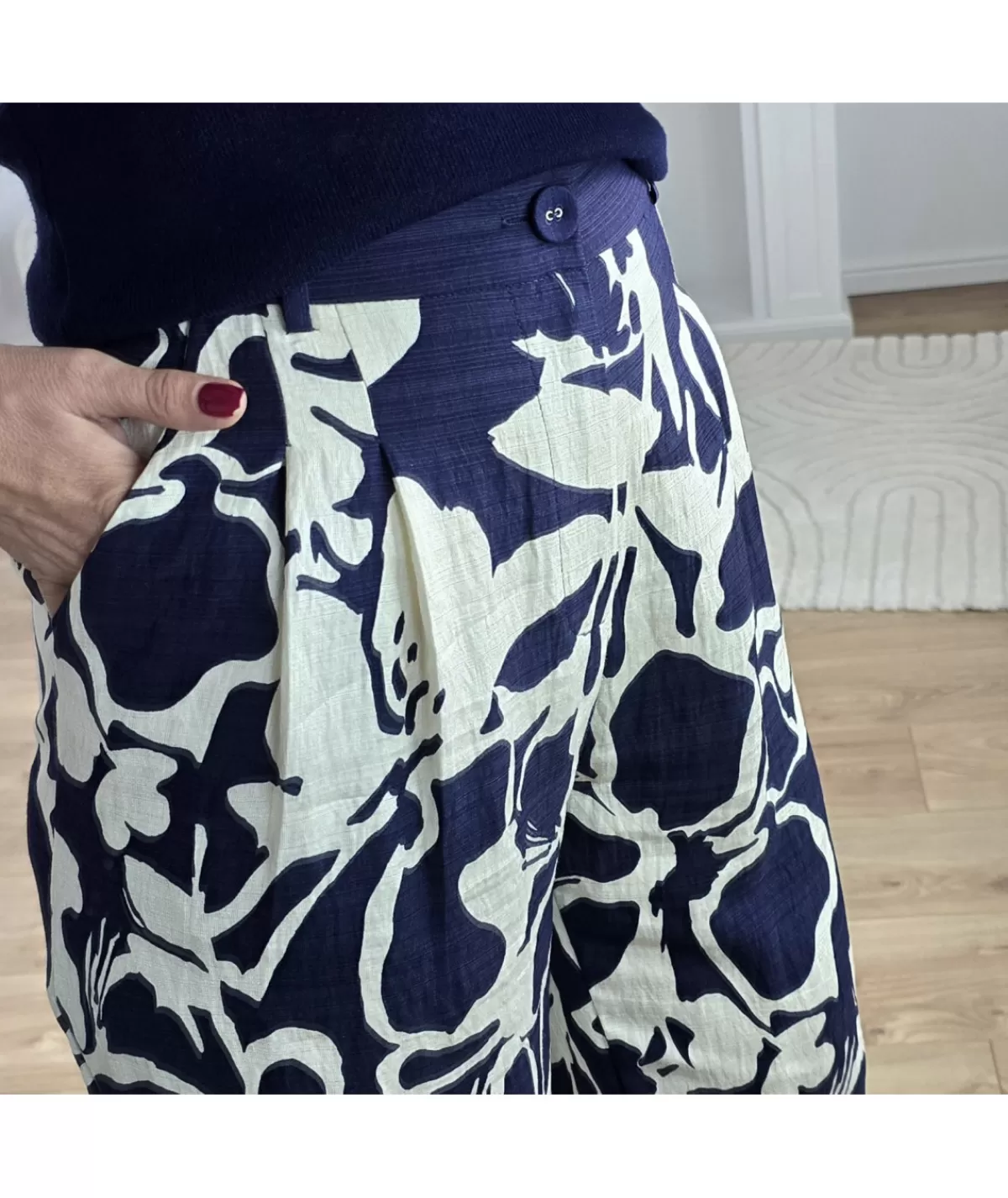 La boutique de Lilie Jeans / Pantalons>PANTALON TRESSY Marine